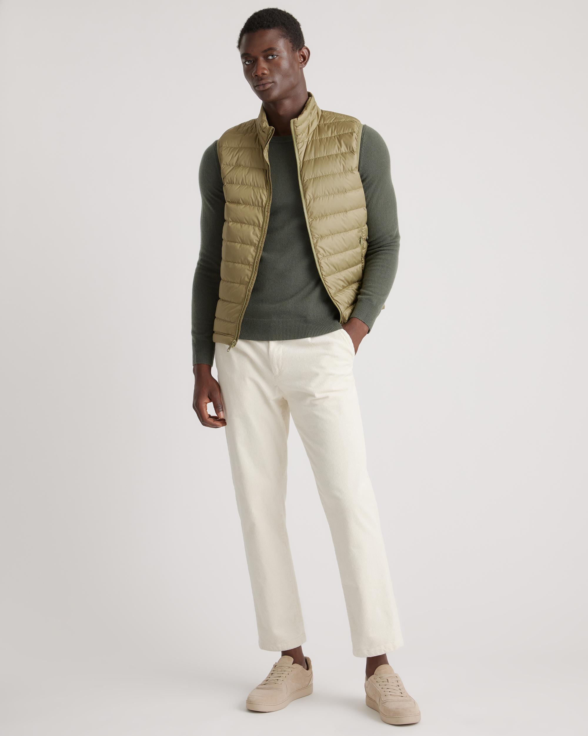 Quince | Men's Lightweight Down Packable Puffer Vest Recycled Polyester Product Image