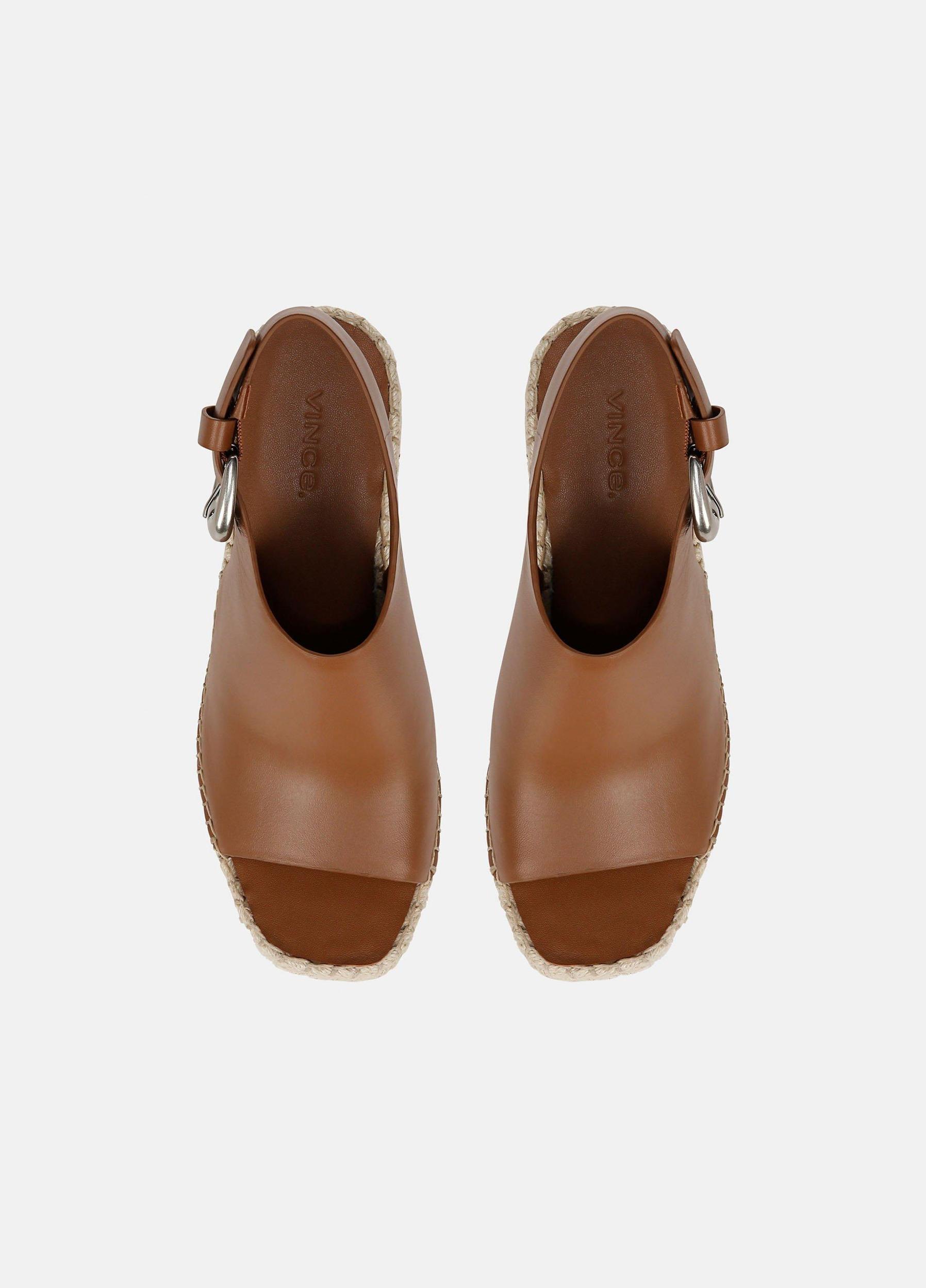 Gabriela Leather Wedge Espadrille Sandal Product Image