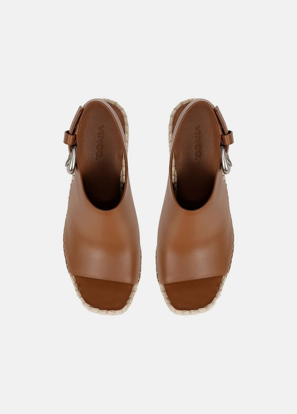 Gabriela Leather Wedge Espadrille Sandal Product Image