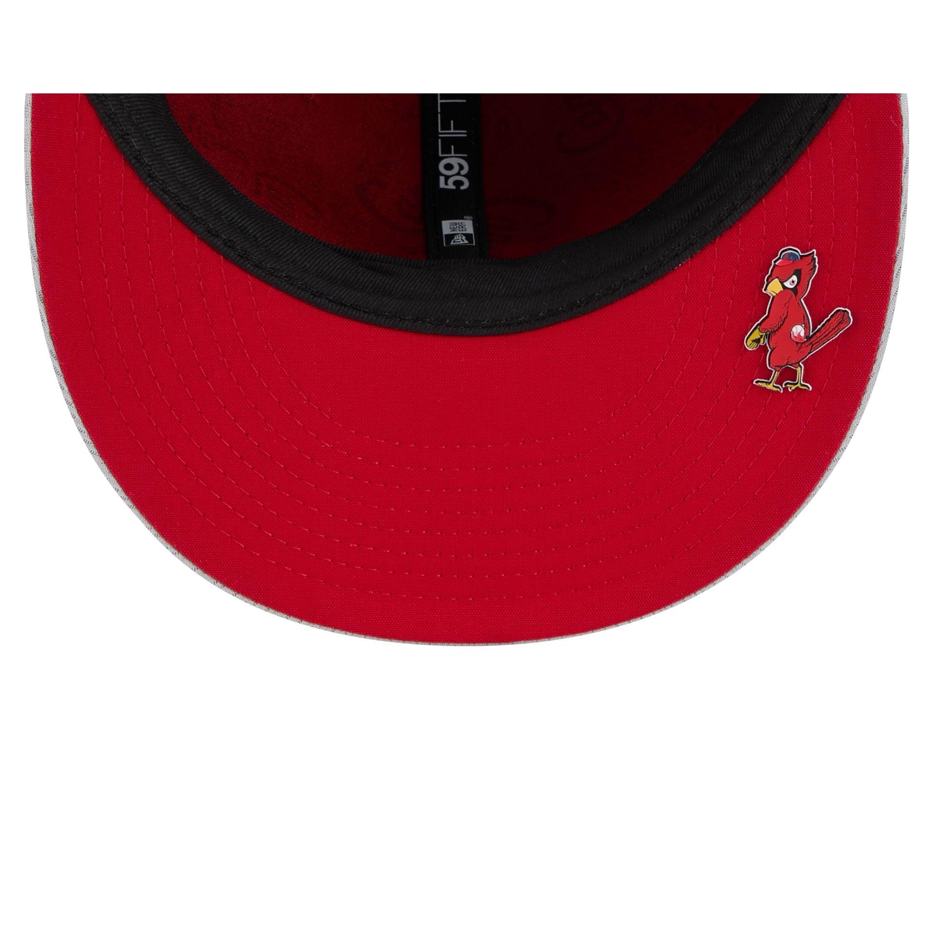 St. Louis Cardinals 2025 Clubhouse Gray 59FIFTY Fitted Hat Male Product Image