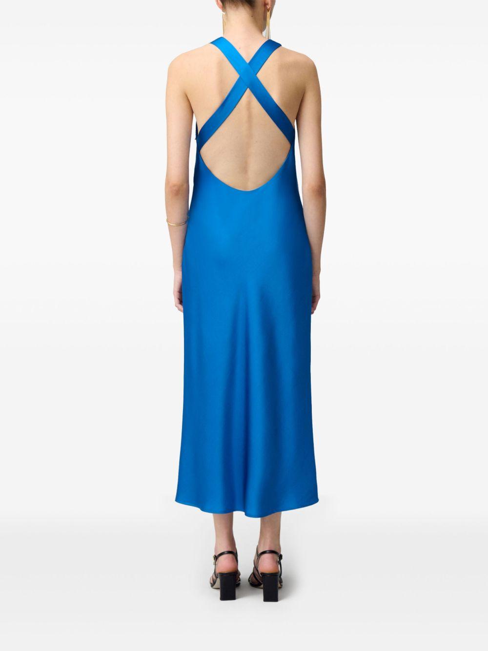 open-back satin maxi dress Product Image