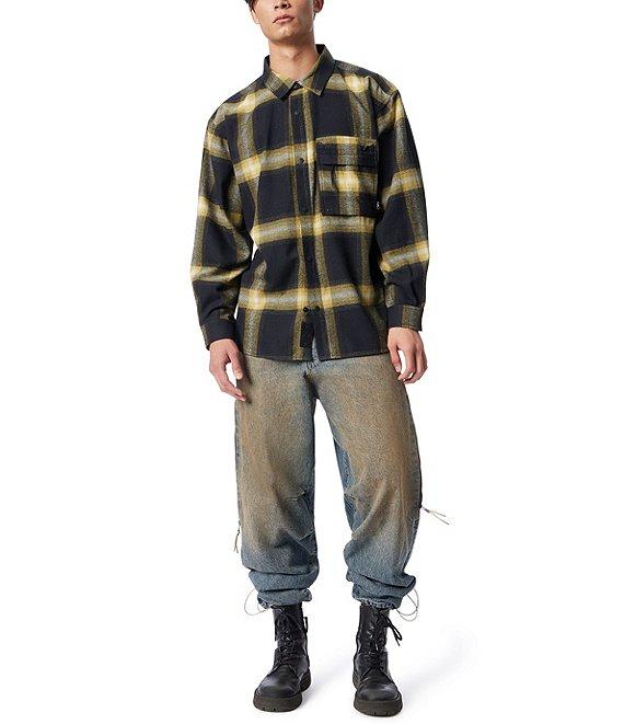 Cross Eyed Moose Long Sleeve Stargaze Loose Fit Woven Shirt Product Image