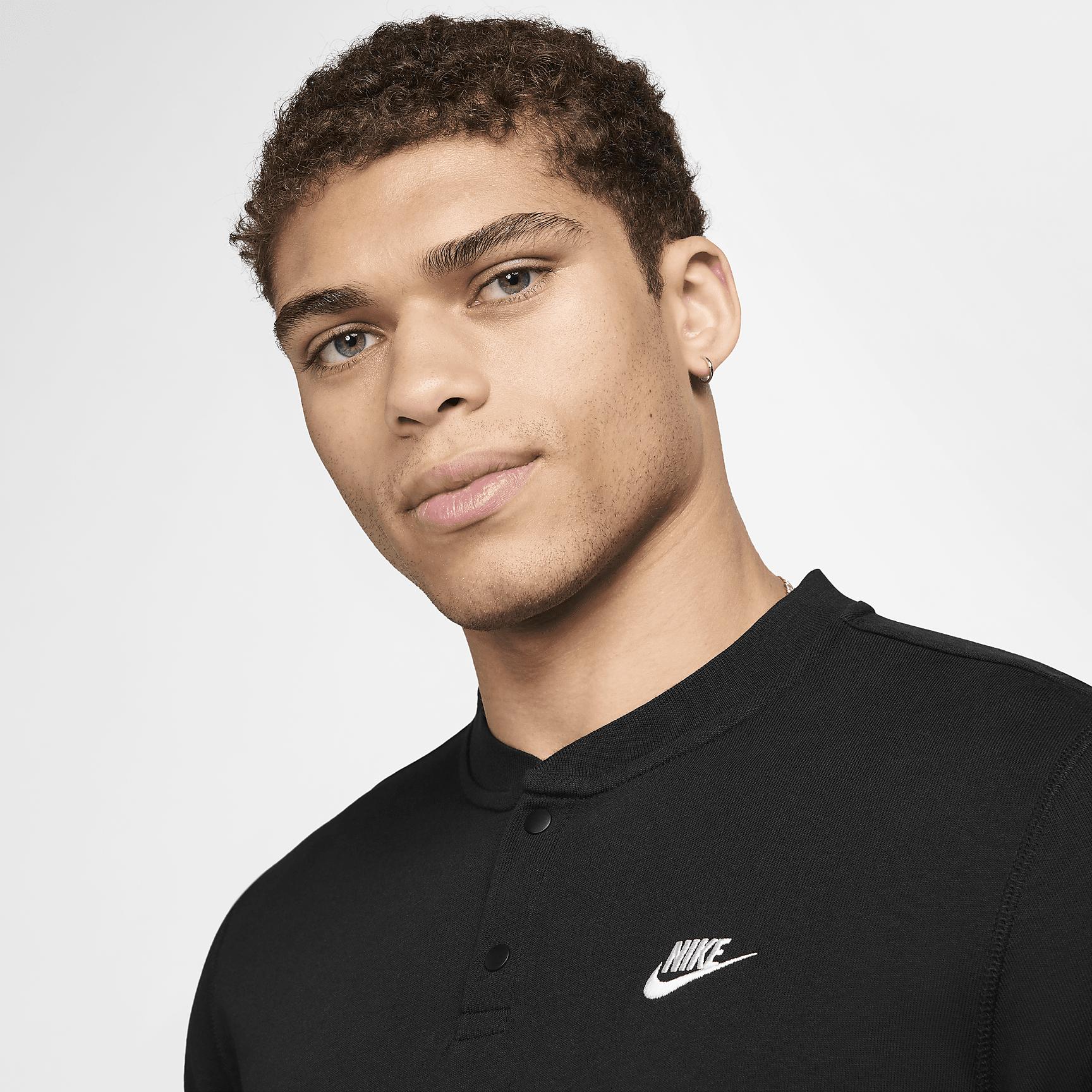 Nike Mens Nike Club LS Henley - Mens Product Image