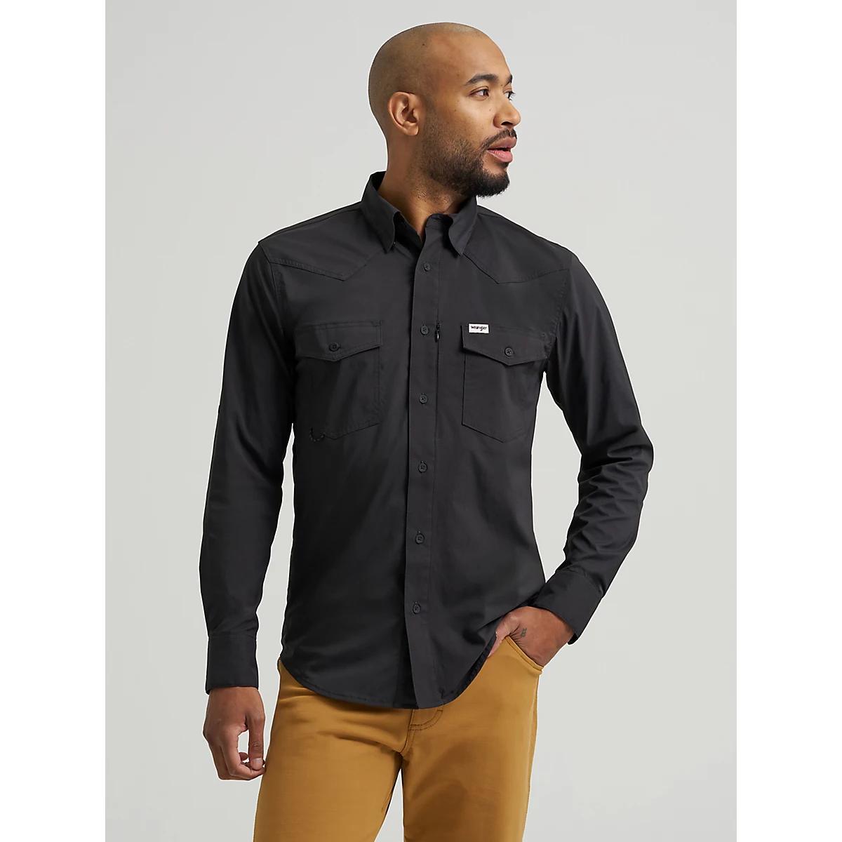 Wrangler All Terrain Gear Men's Technical Shirt in Jet Product Image