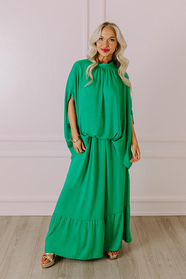 With You Always Shift Top in Green Product Image