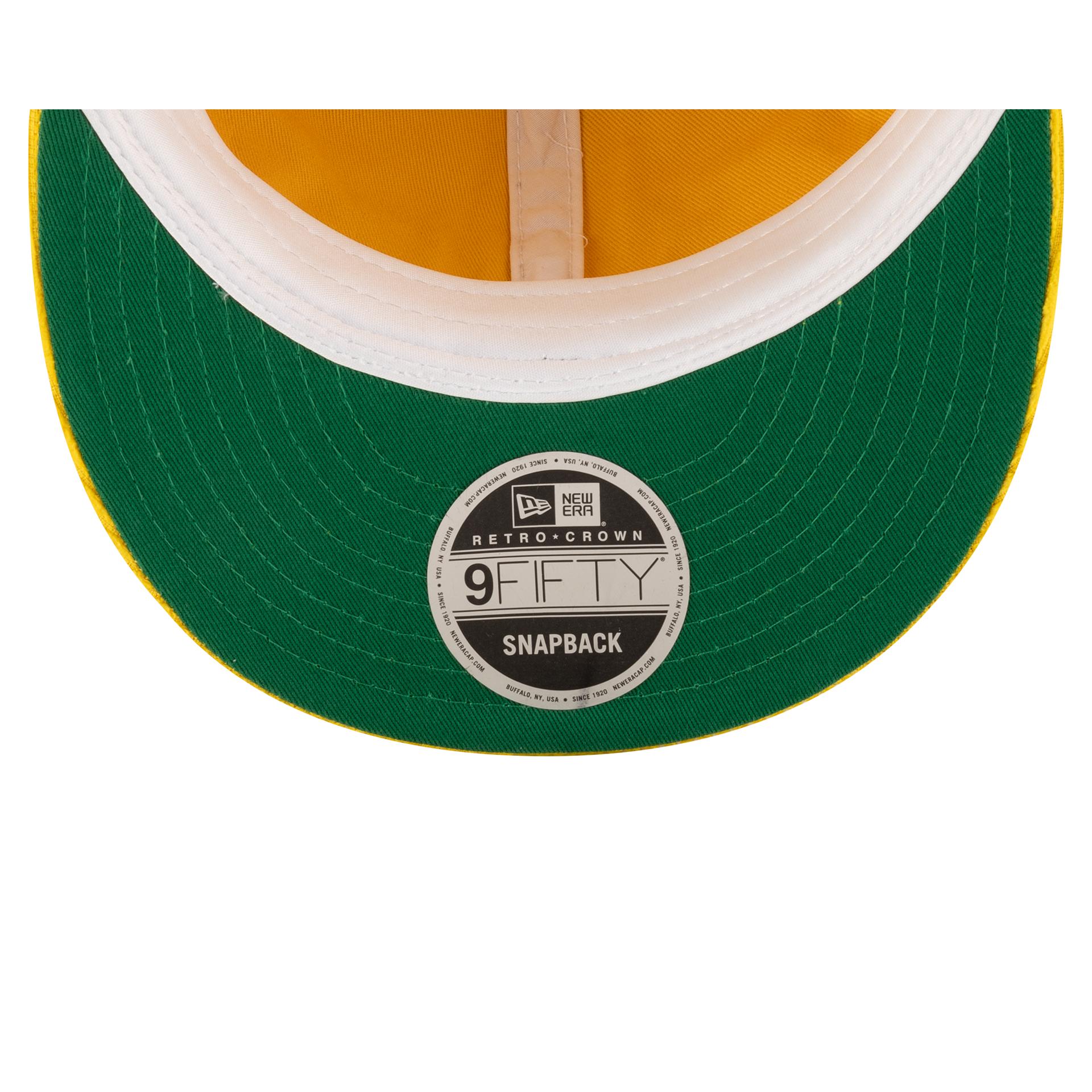 New Era Branded Official Corduroy Gold Retro Crown 9FIFTY Snapback Hat Male Product Image