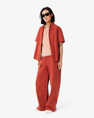 Oversized Cotton Canvas Pants Product Image