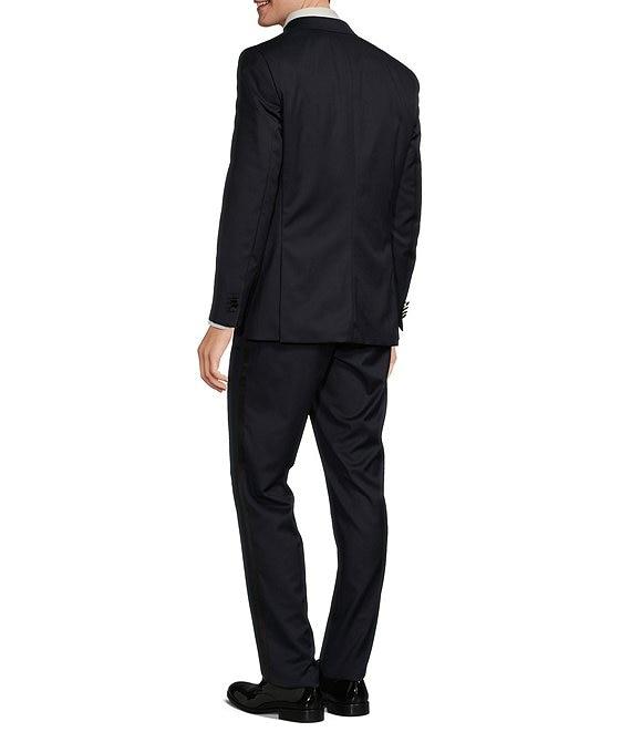 Hugo Boss Slim Fit Flat Front Solid 2-Piece Tuxedo Suit Product Image