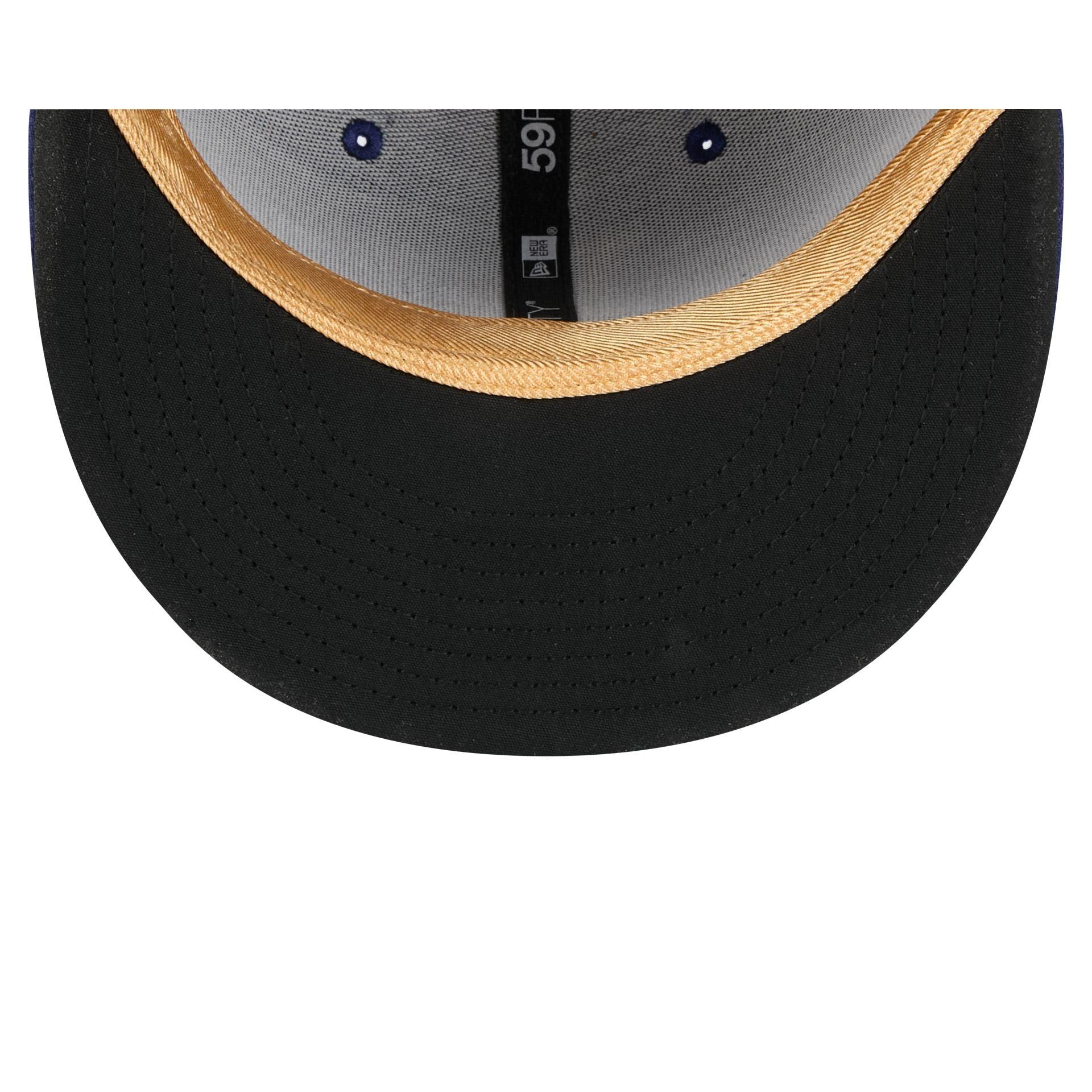 Los Angeles Dodgers Gold Collection 59FIFTY Fitted Hat Male Product Image
