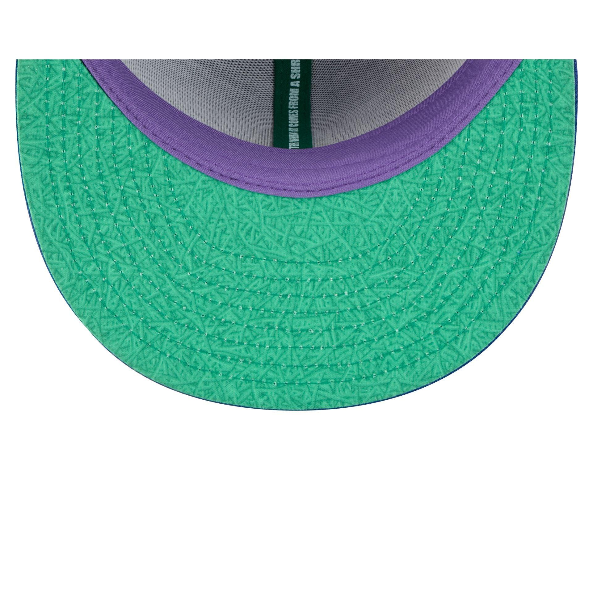 New York Mets Black Poly Rope Split Panel 59FIFTY Fitted Hat Male Product Image