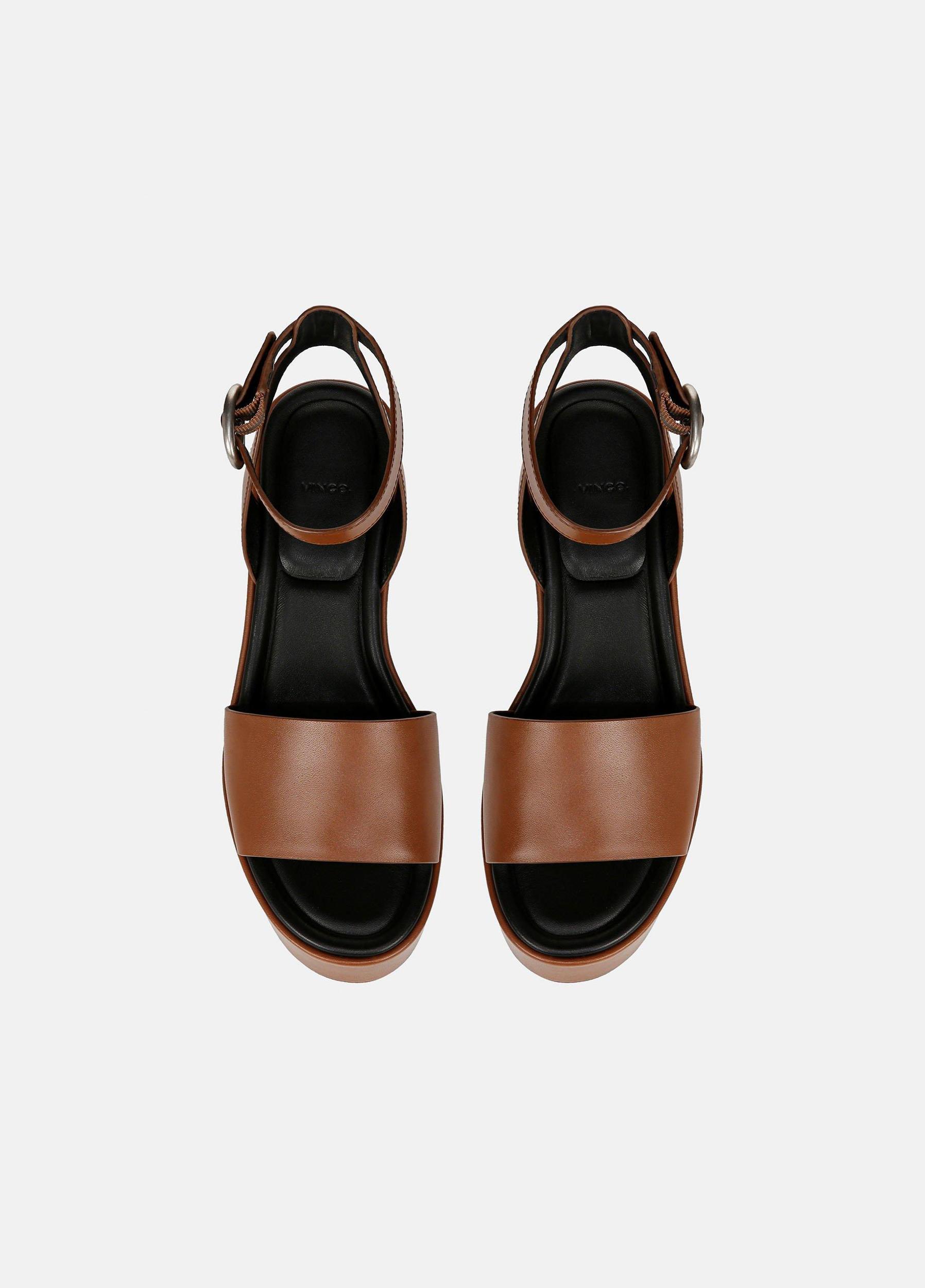Phillipa Leather Platform Sandal Product Image