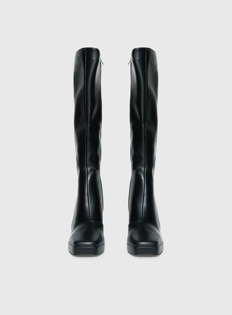 Montgomery Boots Matte Black Product Image