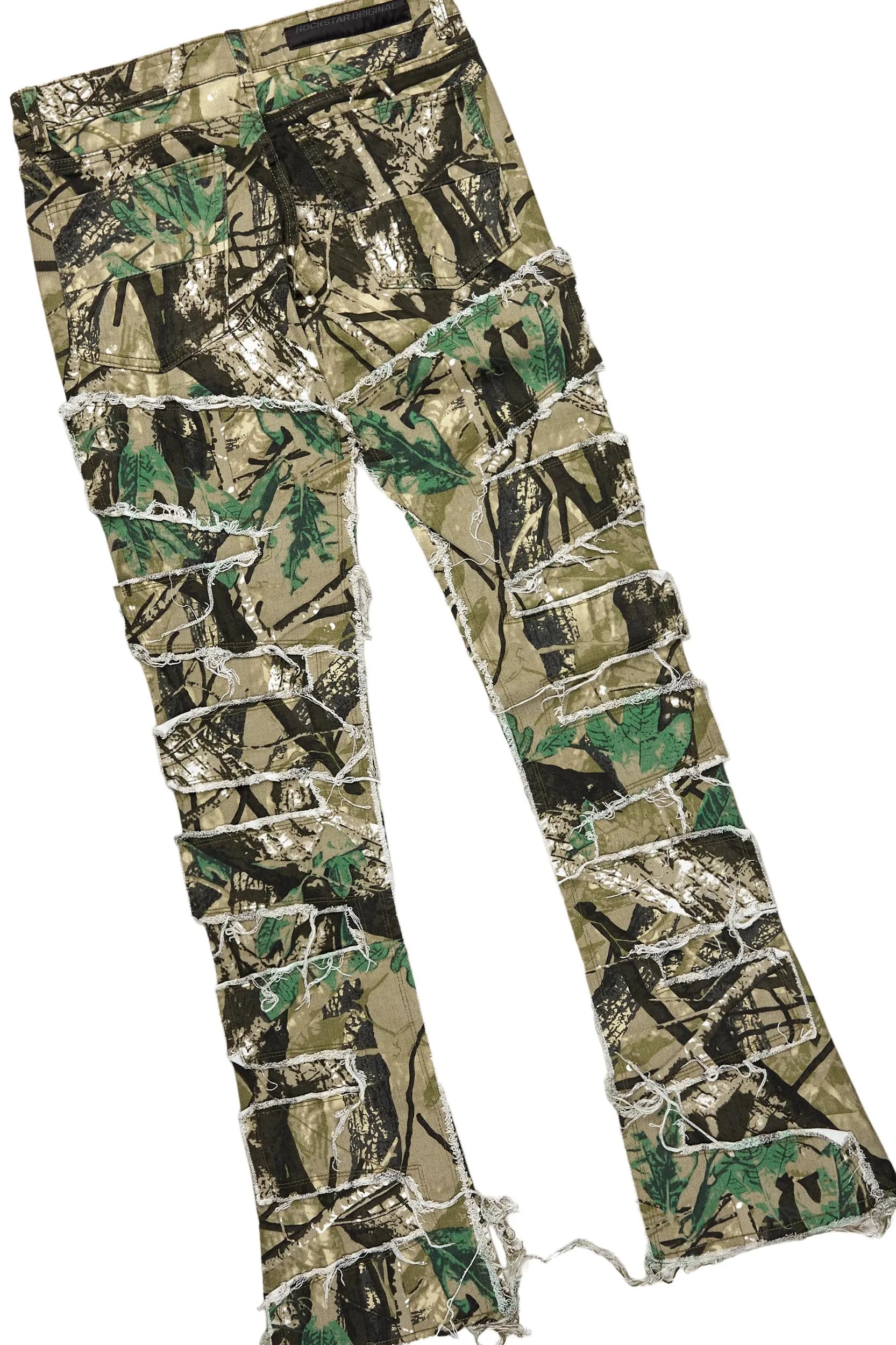 Lake White T-Shirt & Shake Stacked Flare Jean Bundle Male Product Image