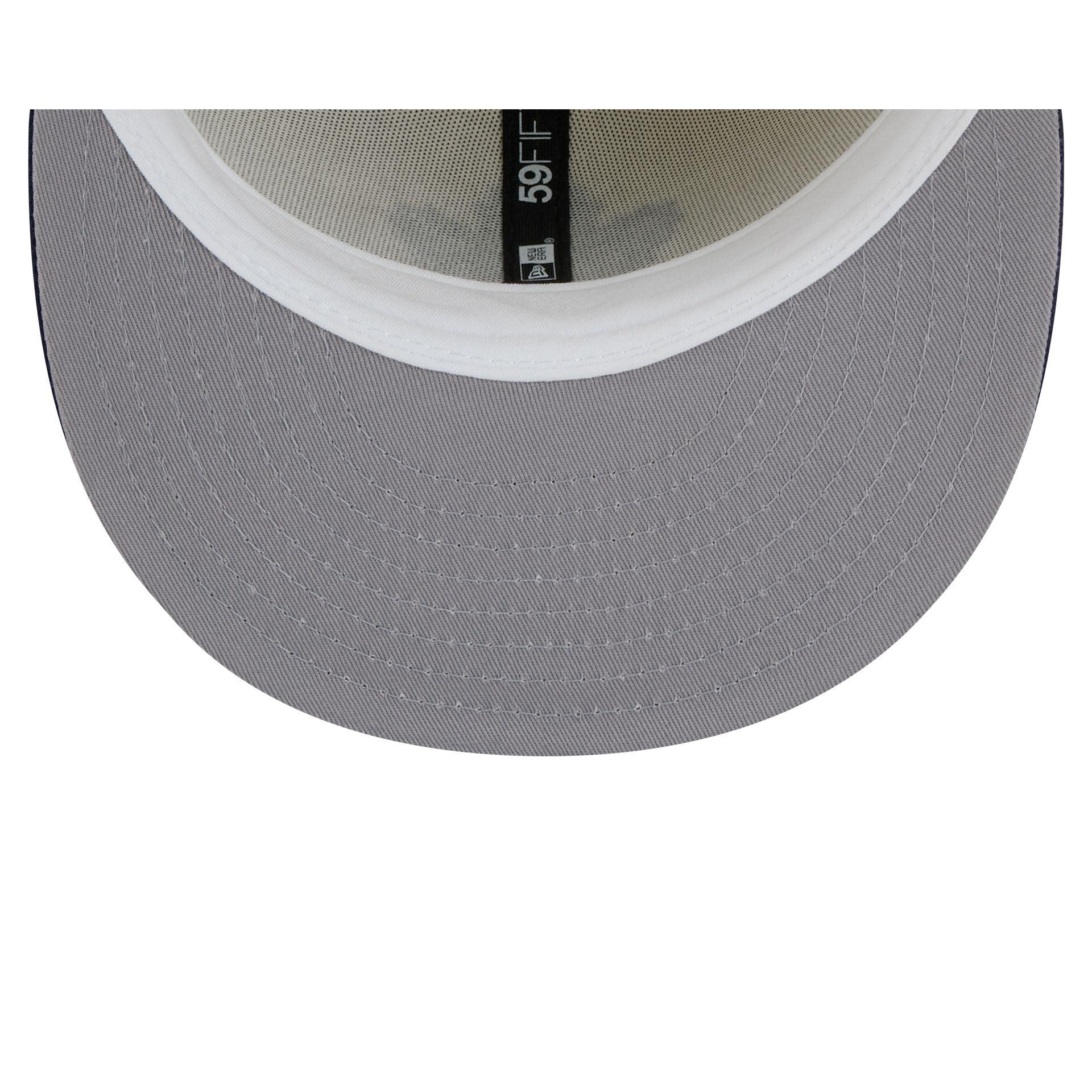 Toronto Maple Leafs Chrome White 59FIFTY Fitted Hat Male Product Image