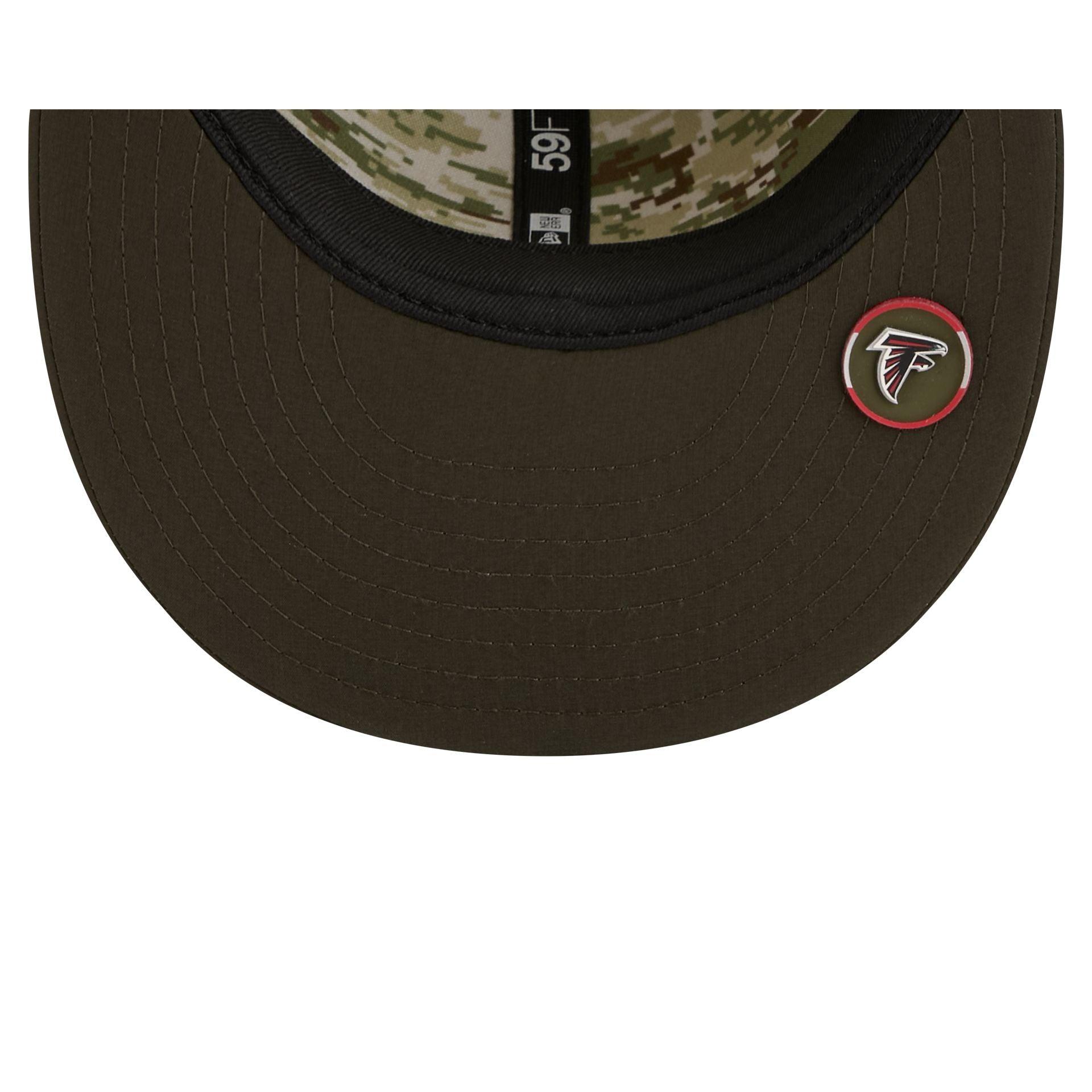 Atlanta Falcons 2025 Salute to Service 59FIFTY Fitted Hat Male Product Image