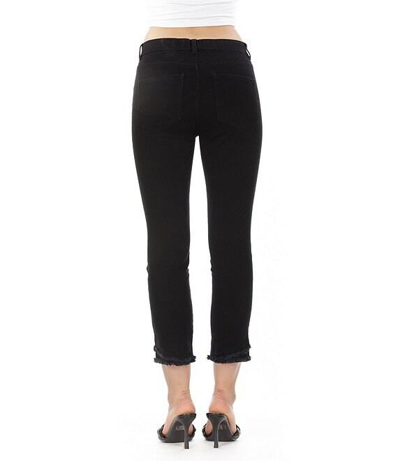 APNY Olivia Stretch Ponte Cropped Frayed Pants Product Image