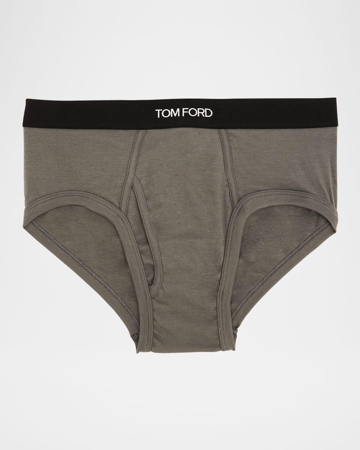 Mens Jacquard Logo Cotton Briefs Product Image