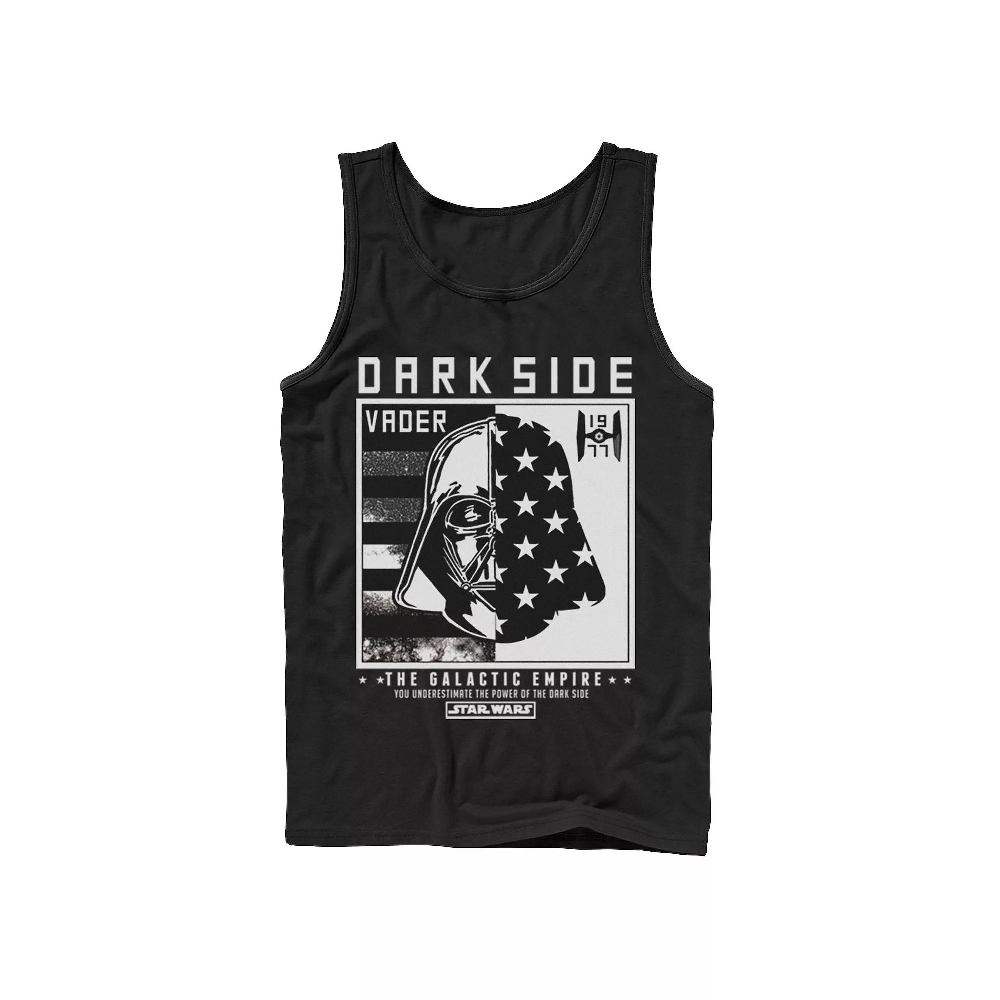 Men's Star Wars Darth Vader Dark Side Stars Tank Top,  Product Image
