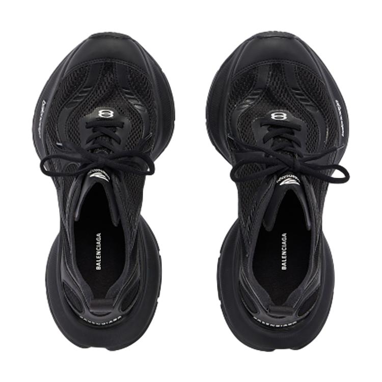 BALENCIAGA Black Mesh And Rubber Circuit Sneakers Product Image