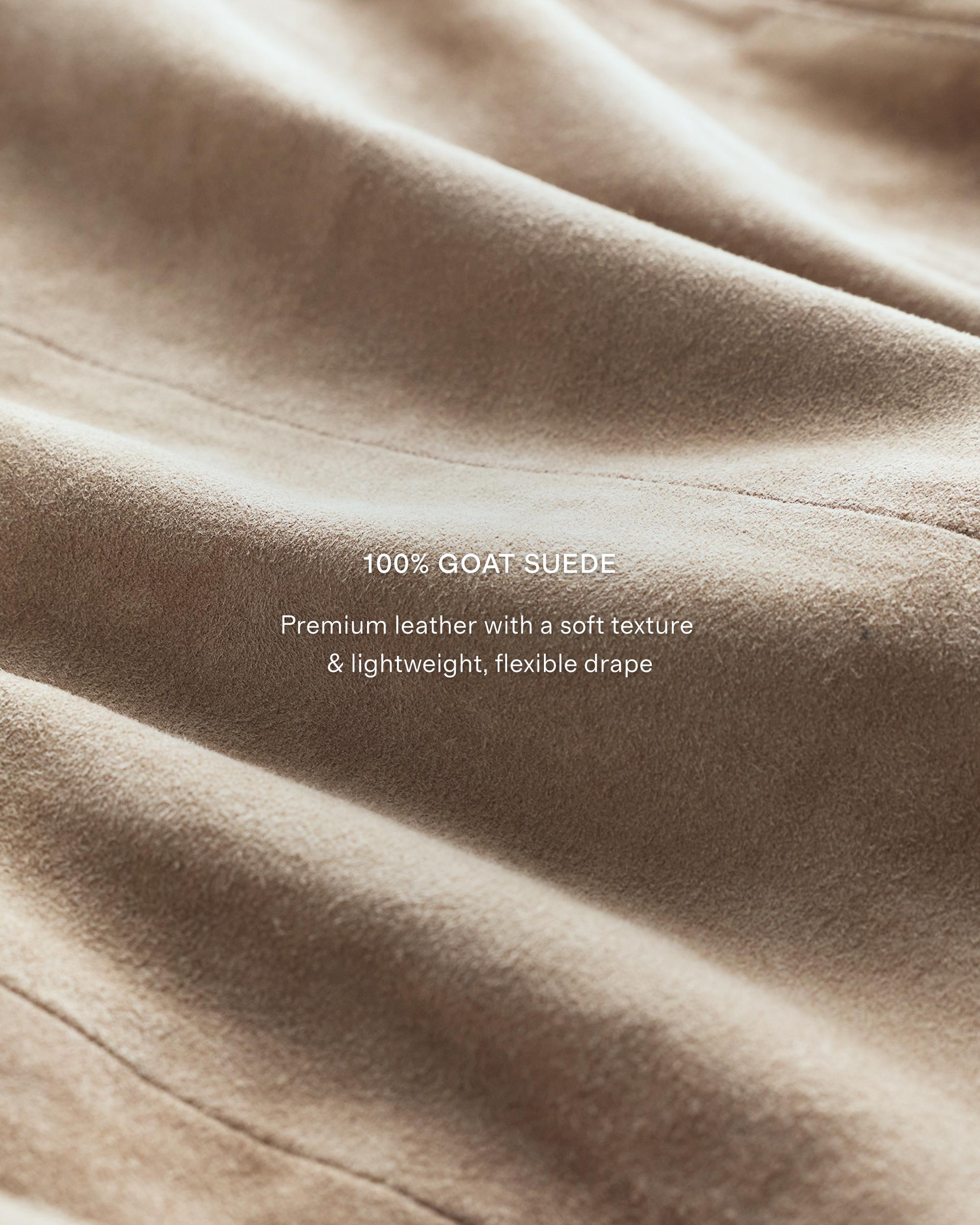 Quince | Women's 100% Suede Biker Jacket Size XS, Leather Product Image