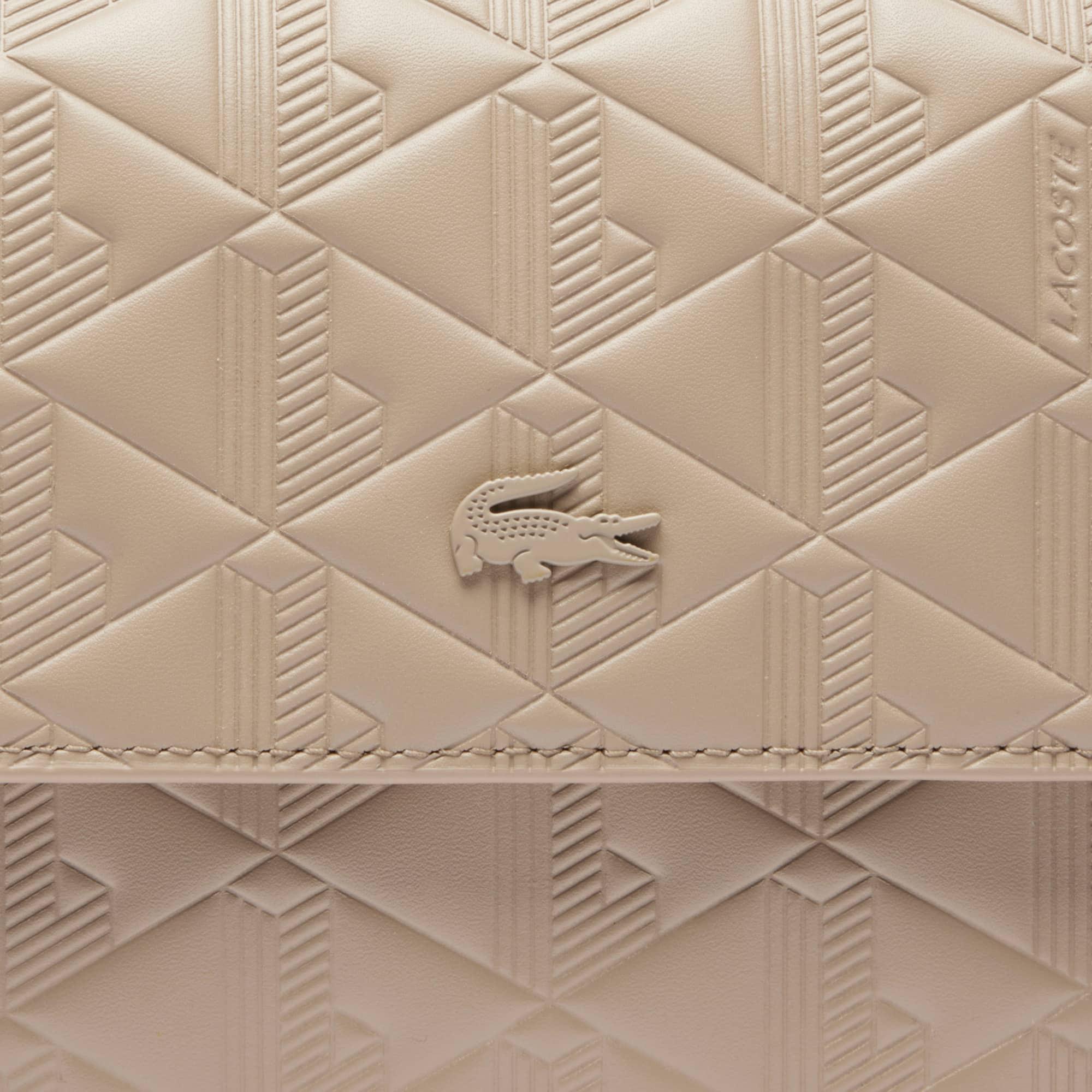 Maheki Embossed Leather Shoulder Bag Product Image