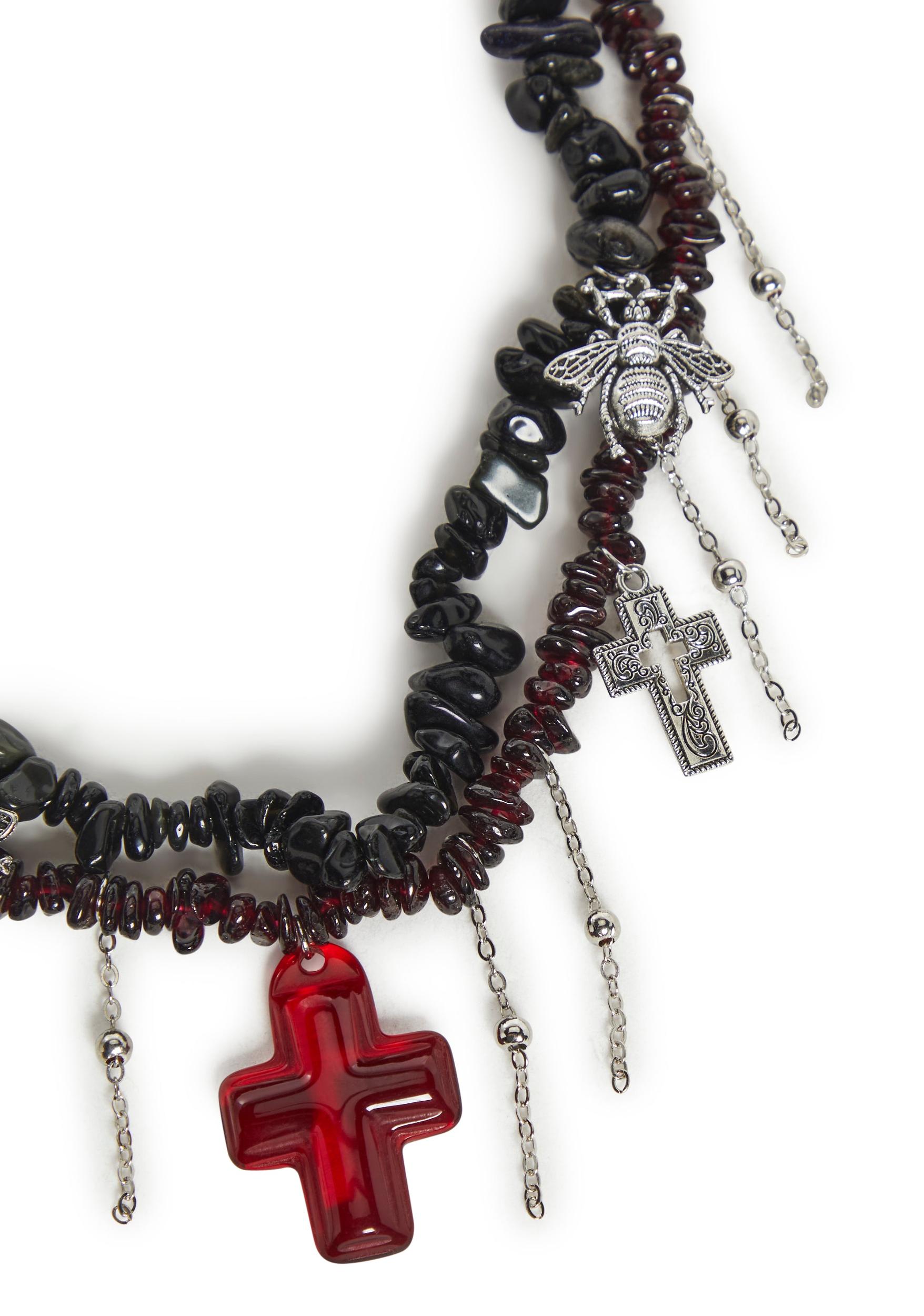 Charm Cross Choker Product Image