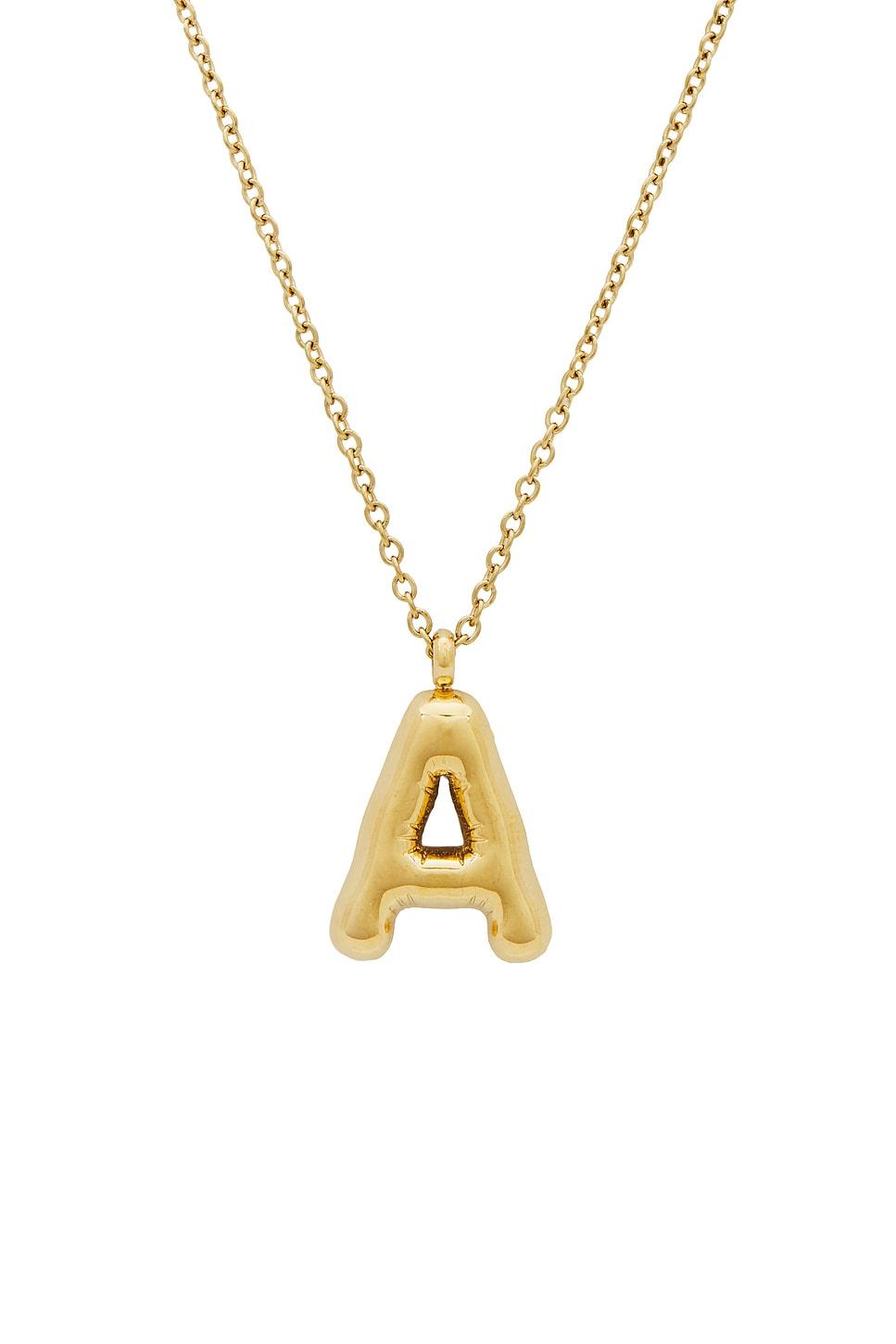 Bubble Initial Necklace petit moments Product Image