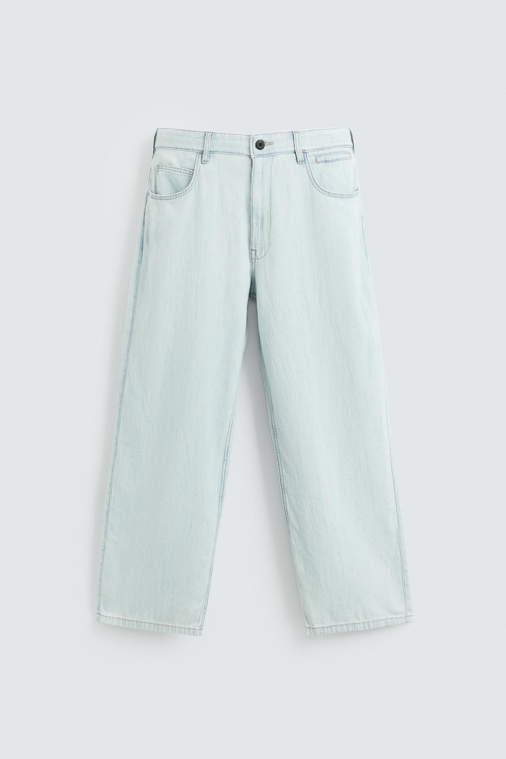 LIGHTWEIGHT LOOSE WIDE FIT JEANS Product Image