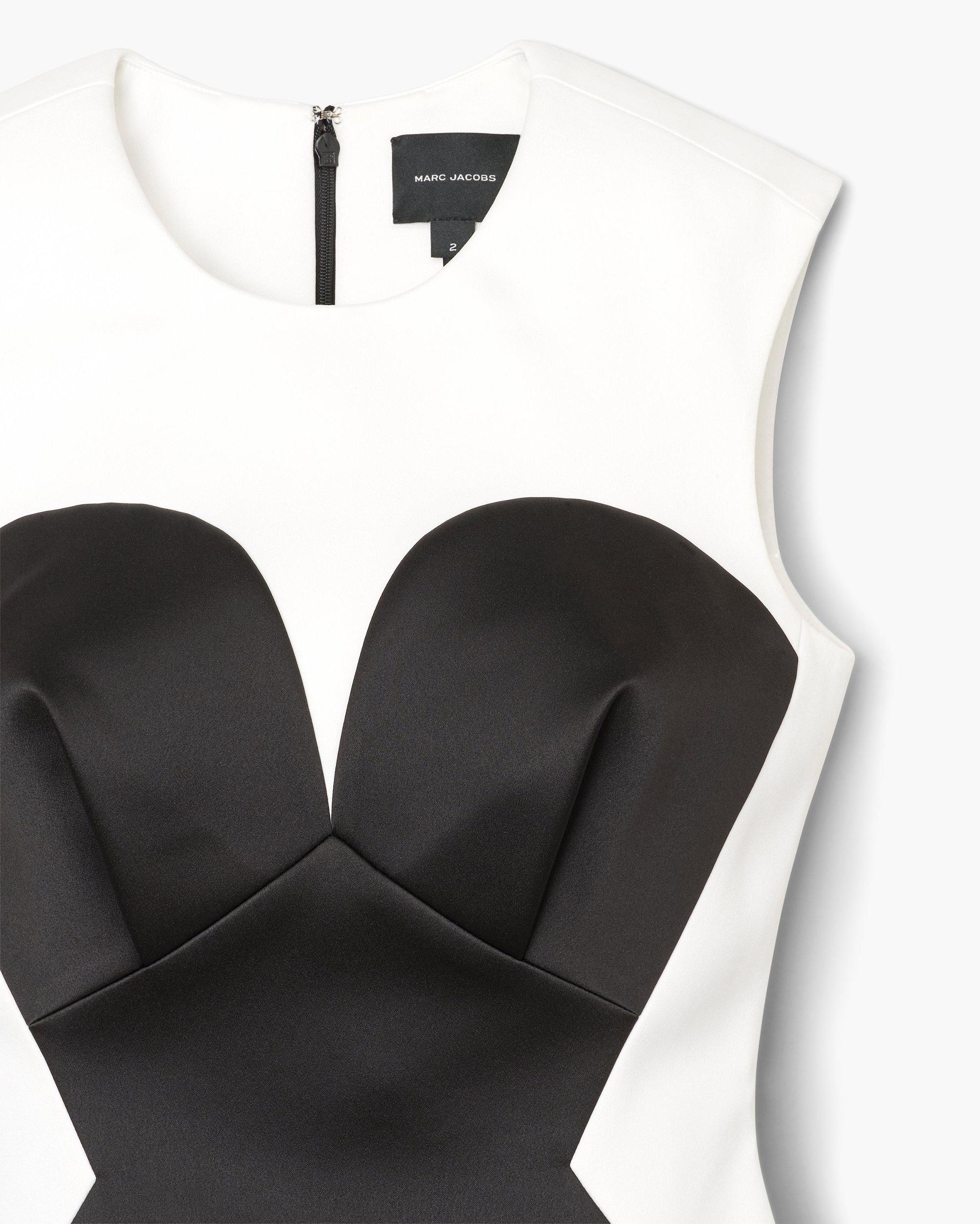 Seamed Up Satin Dress Product Image