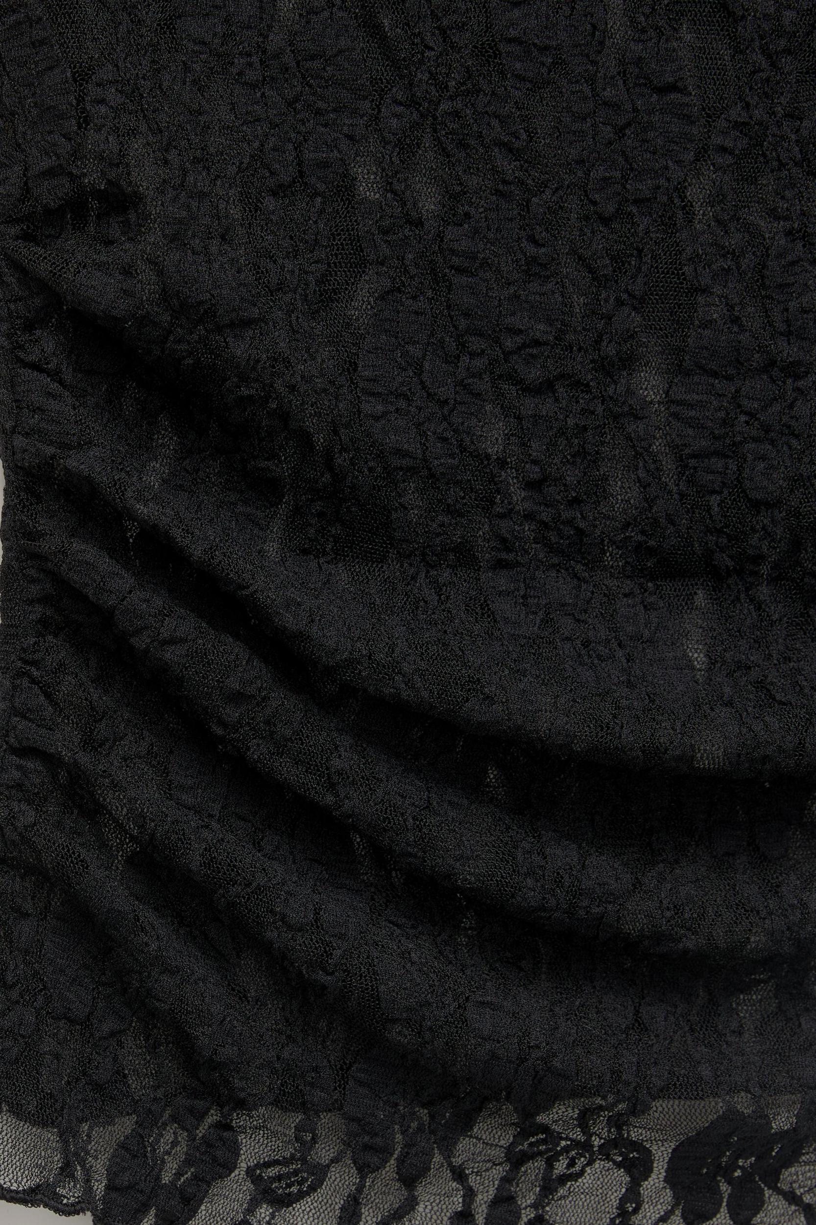 Lace top with gathered sides Product Image