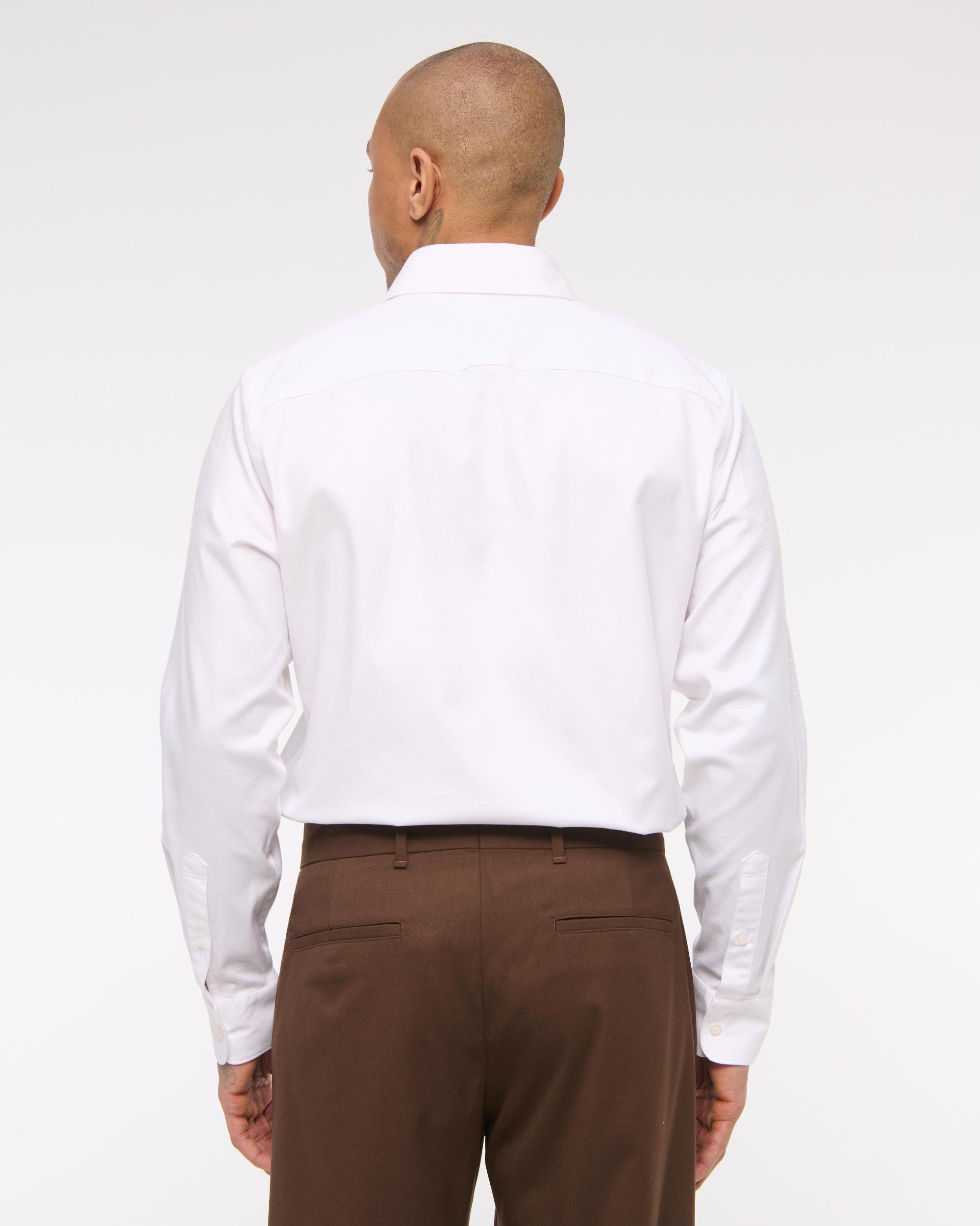 The A&F Collins Slim Suiting Shirt Product Image