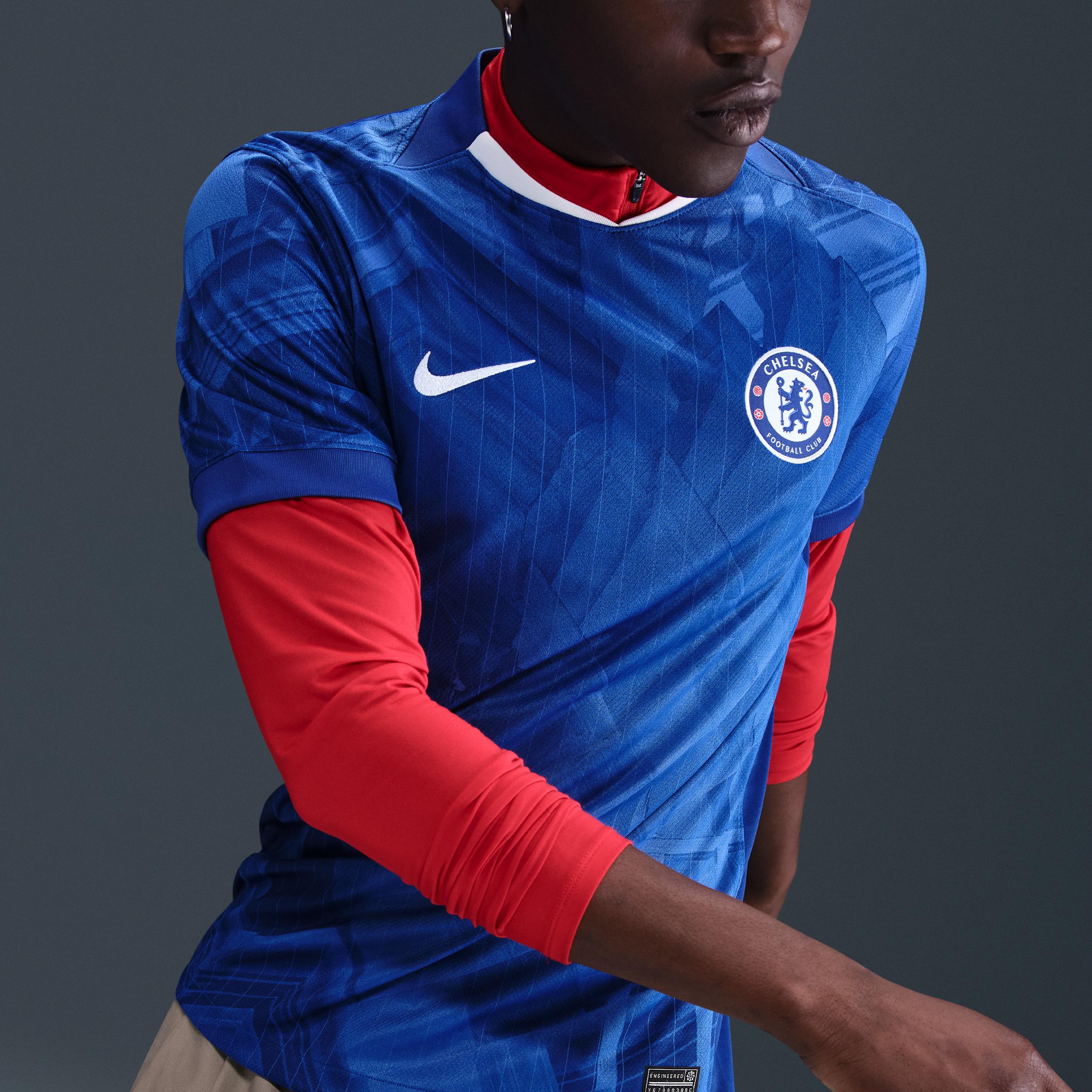 Chelsea FC 2025/26 Stadium Home Nike Mens Dri-FIT Soccer Replica Jersey | HJ4589-496 Product Image