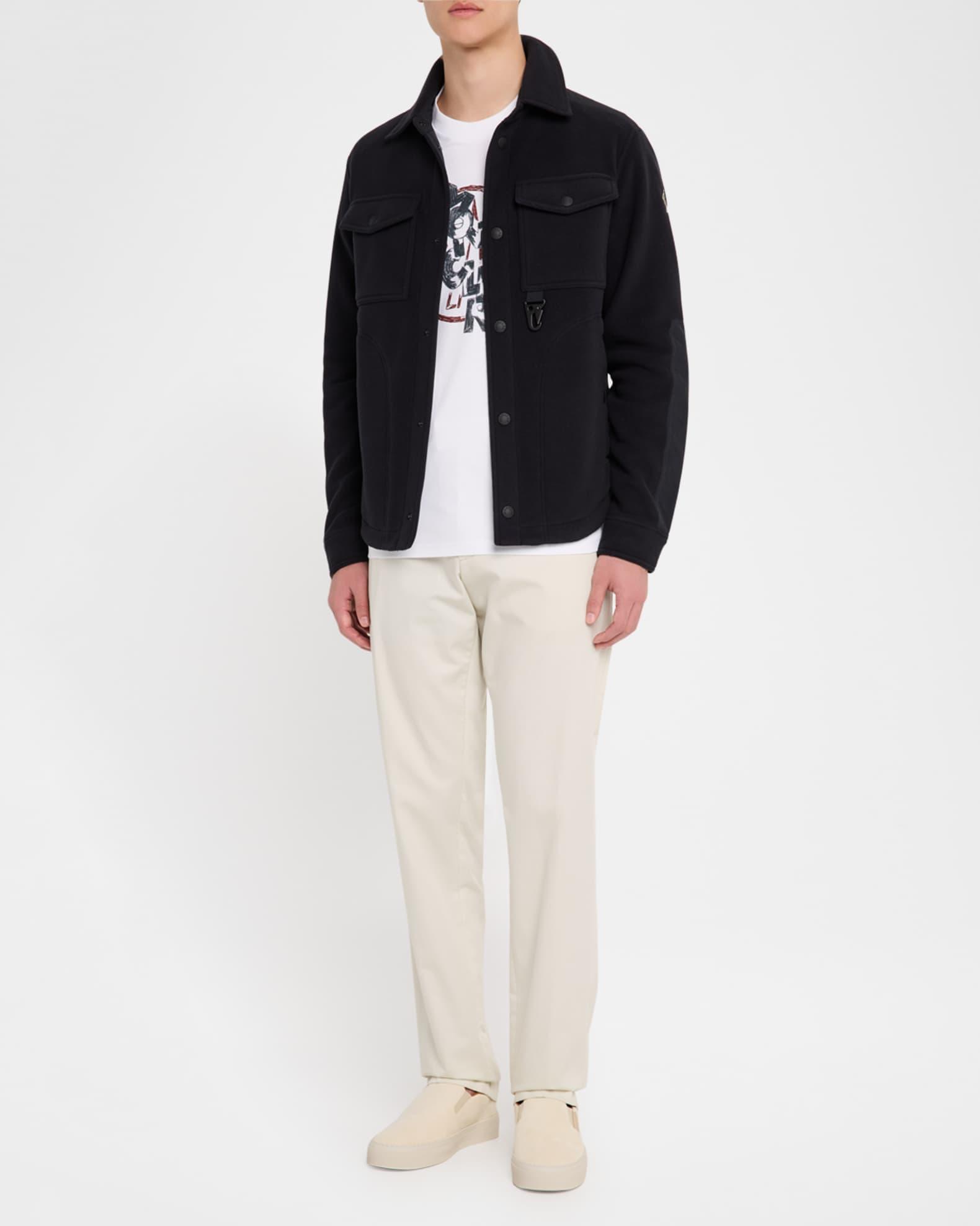 Men's Monclub Leather Slip-On Sneakers Product Image