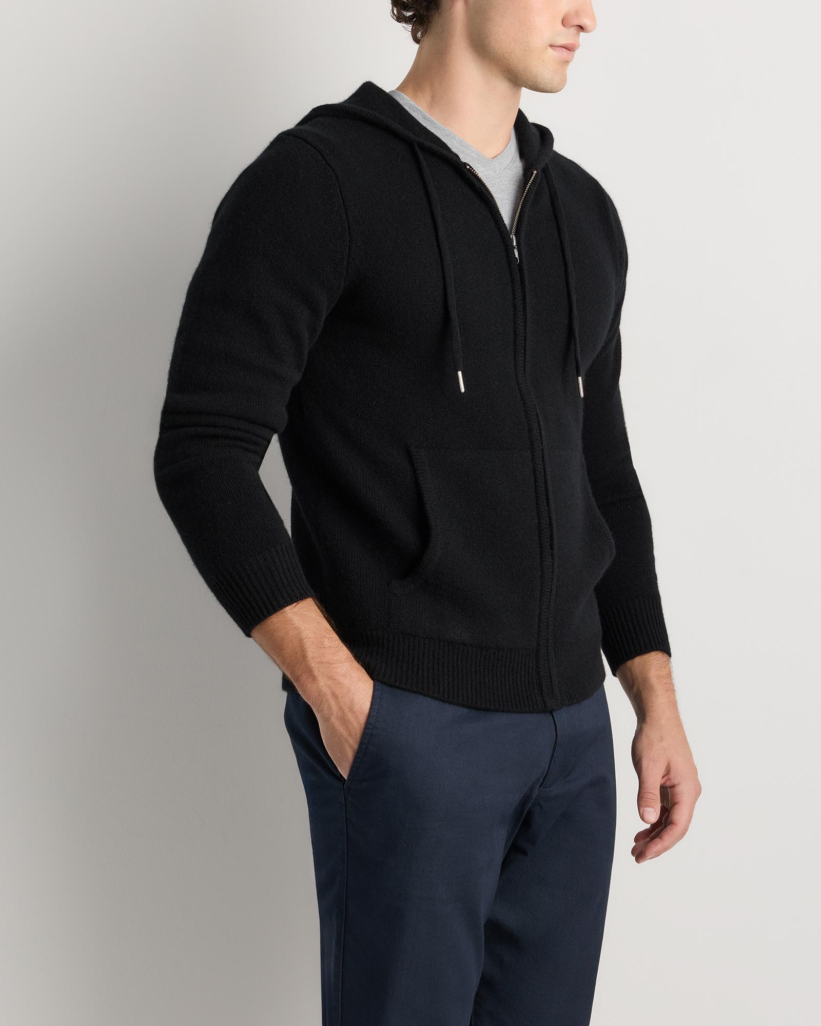 Quince | Men's Mongolian Cashmere Full-Zip Hoodie Product Image