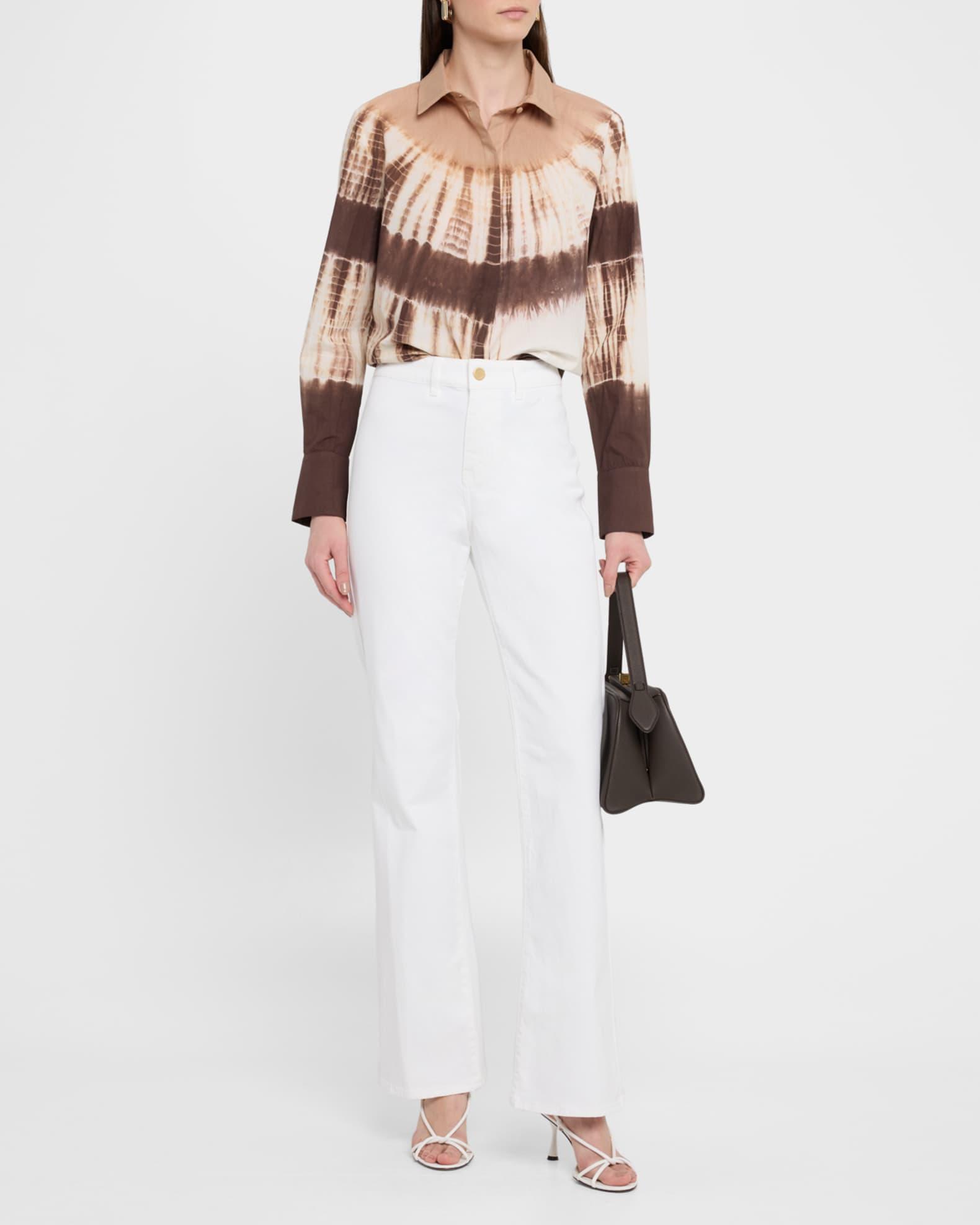 Cadia Tie-Dye Cotton Blouse Product Image