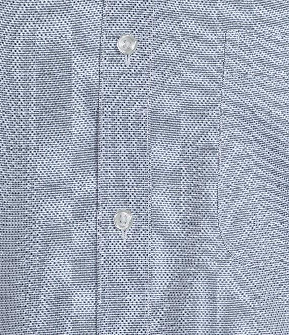 Gold Label Roundtree & Yorke Big & Tall Non-Iron Short Sleeve Solid Dobby Sport Shirt Product Image