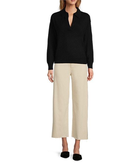 Antonio Melani Luxury Collection Maddie Cashmere Henley Long Sleeve Knit Sweater Product Image