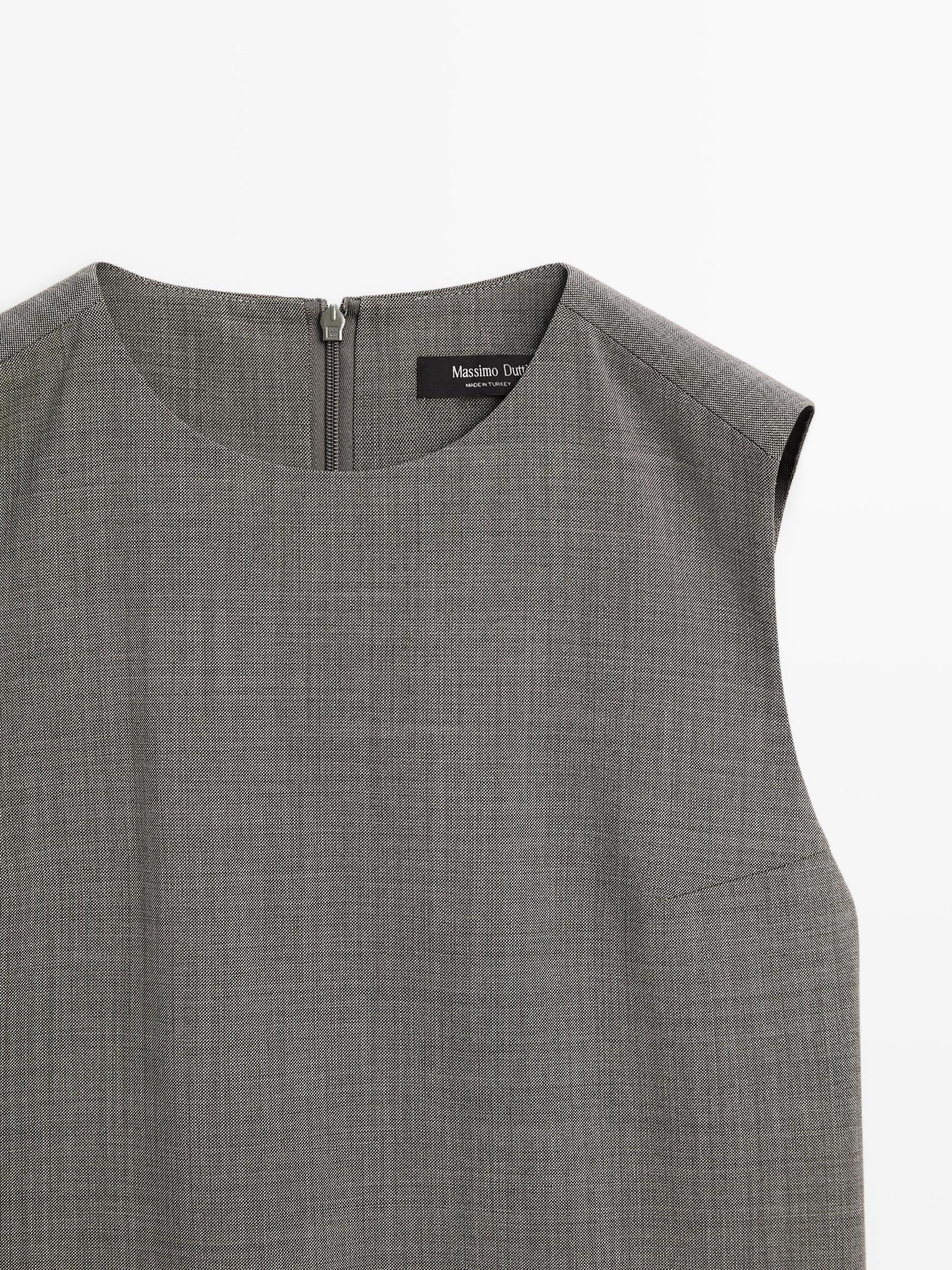 Short melange dress Product Image