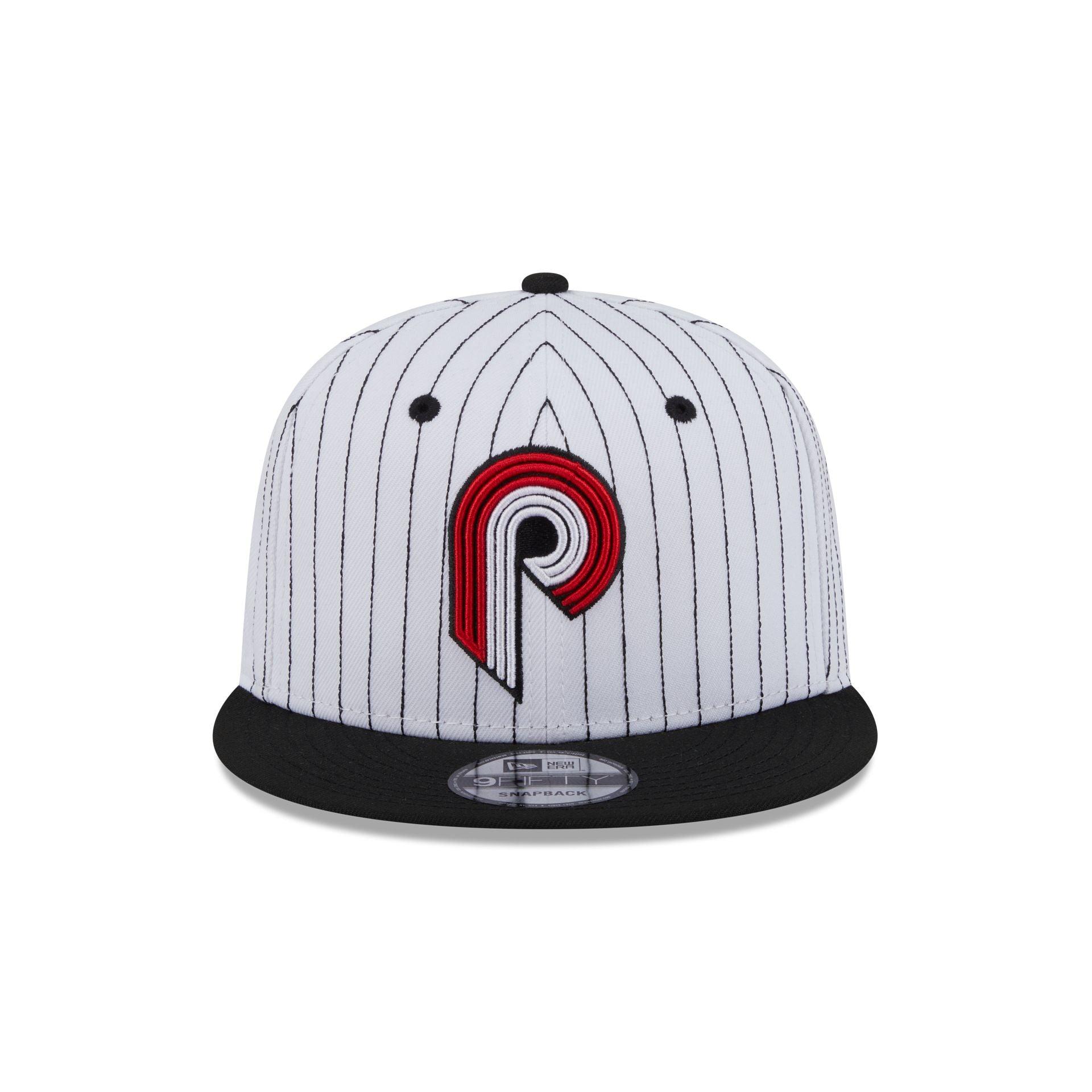 Portland Trail Blazers Deceptor Pinstripe 9FIFTY Snapback Hat Male Product Image