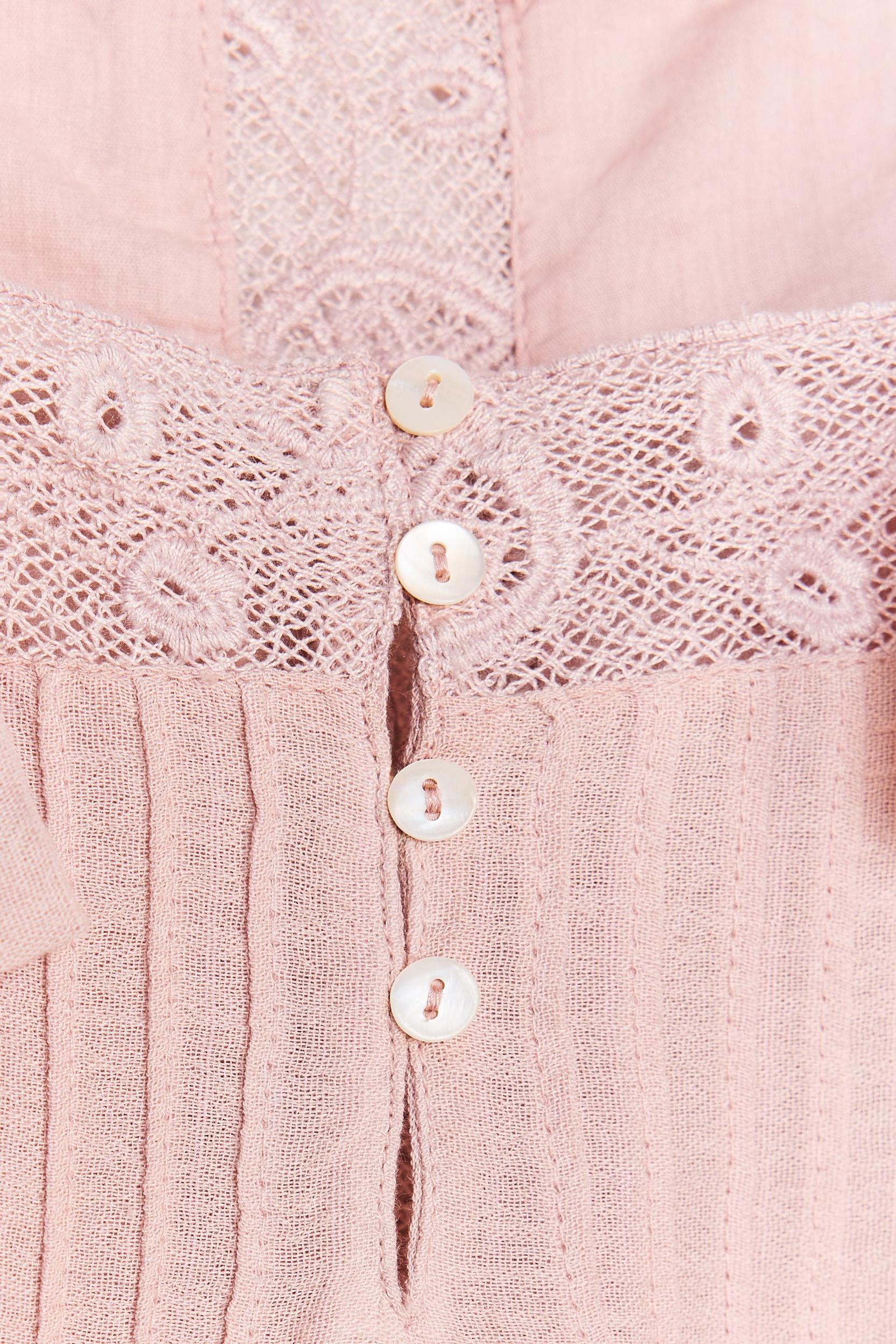 EMBROIDERED STRAPPY CHIFFON TOP Product Image