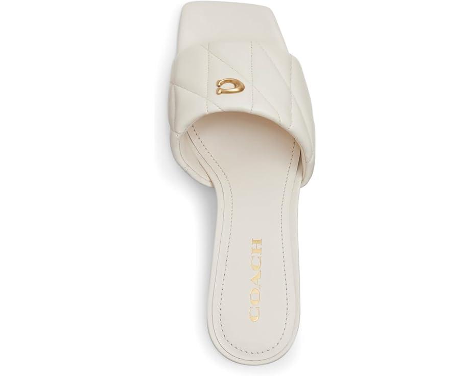 Sculpted C Leather Block Heel Sandals Product Image