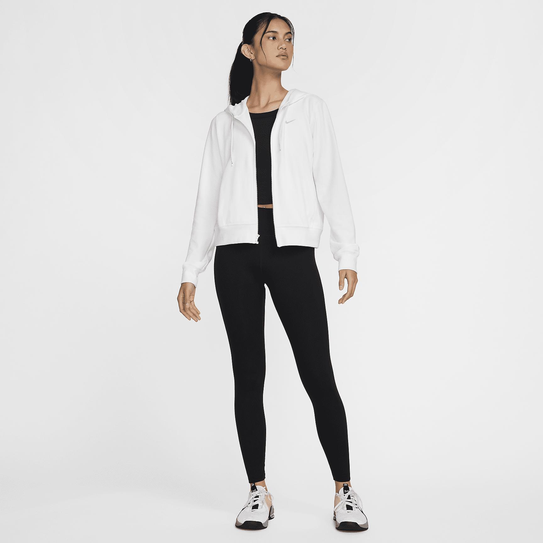 Nike Dri-FIT One Women's Full-Zip French Terry Hoodie Product Image