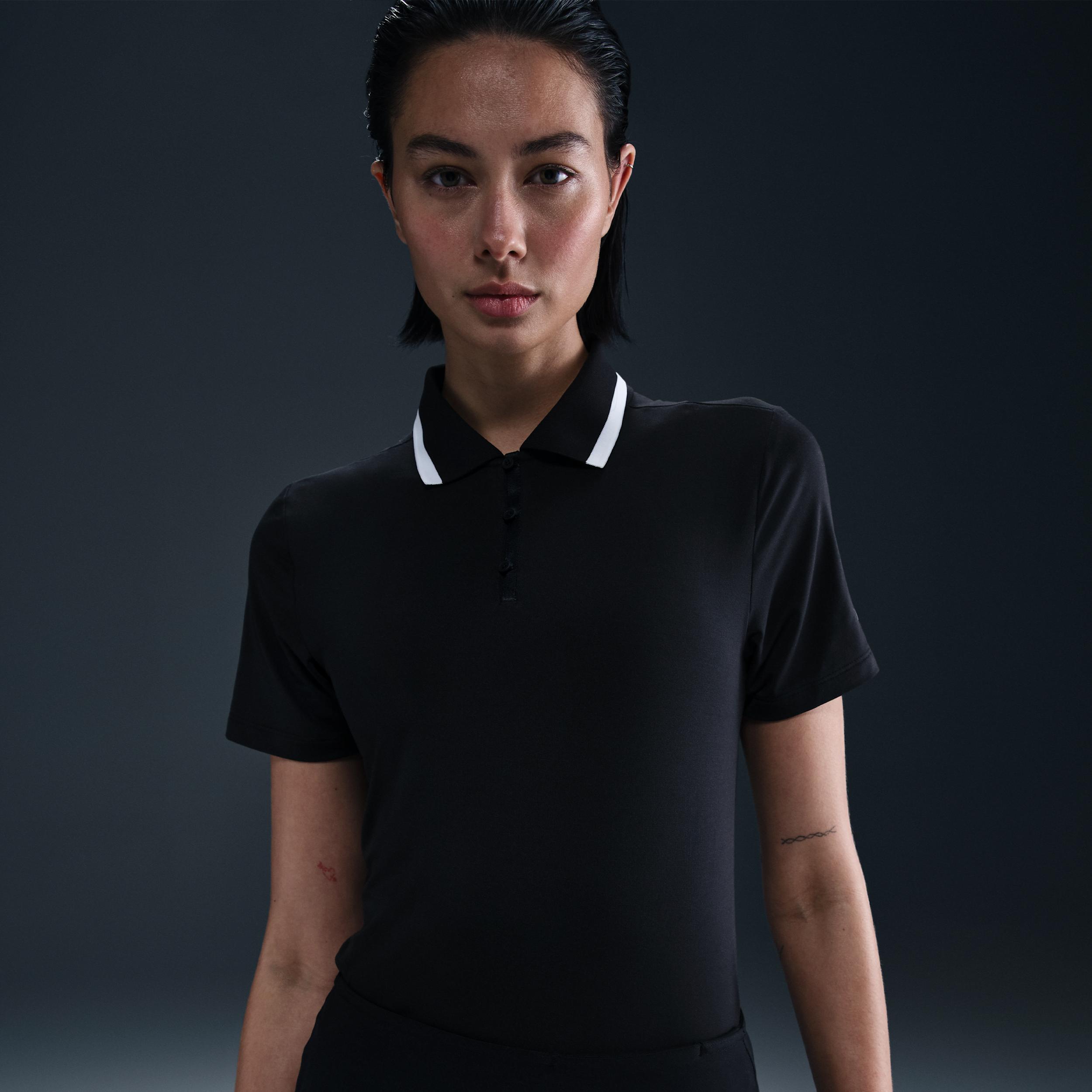 Nike Womens Tour Dri-FIT Short-Sleeve Golf Polo | FZ6297-100 Product Image