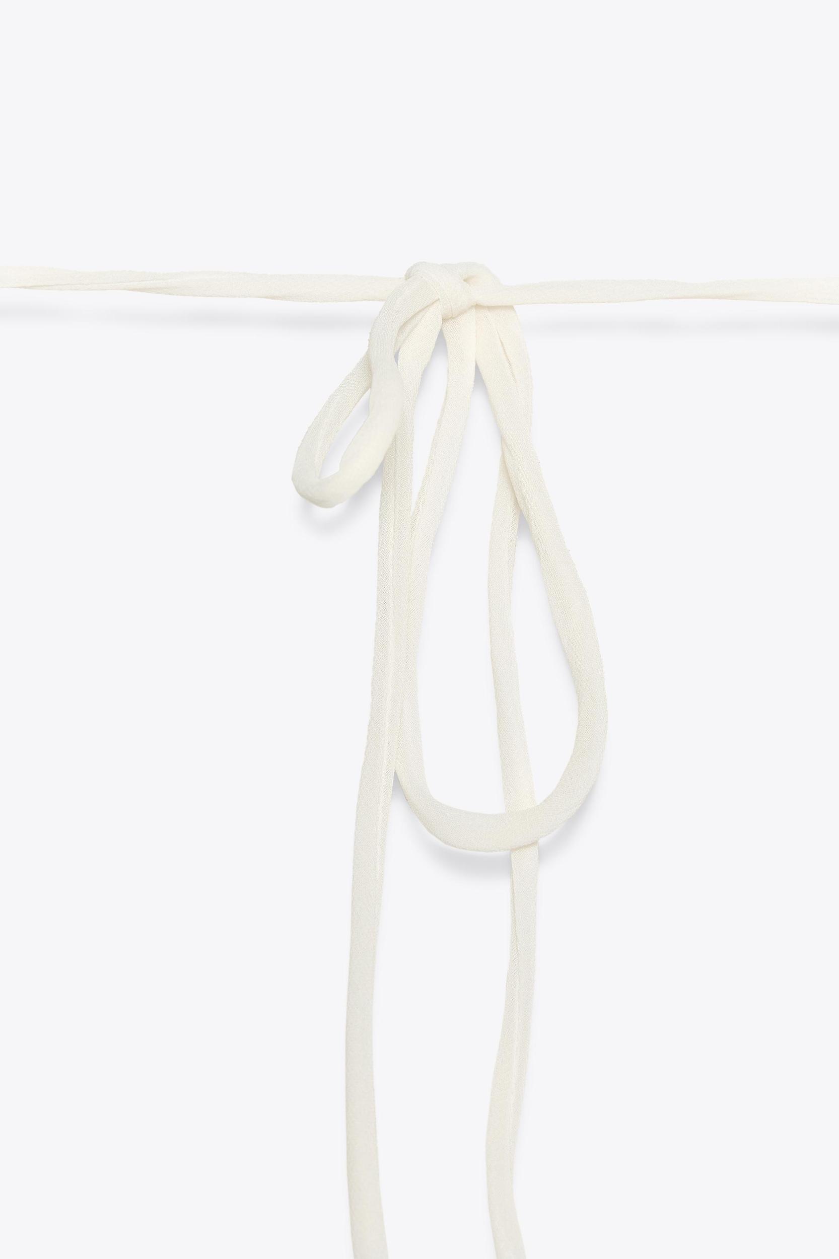 TEXTURED HALTER TOP Product Image