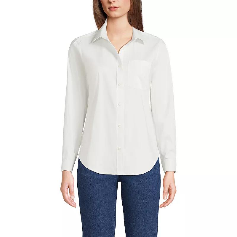 Women's Lands' End Cooling Button-Front Shirt,  Product Image