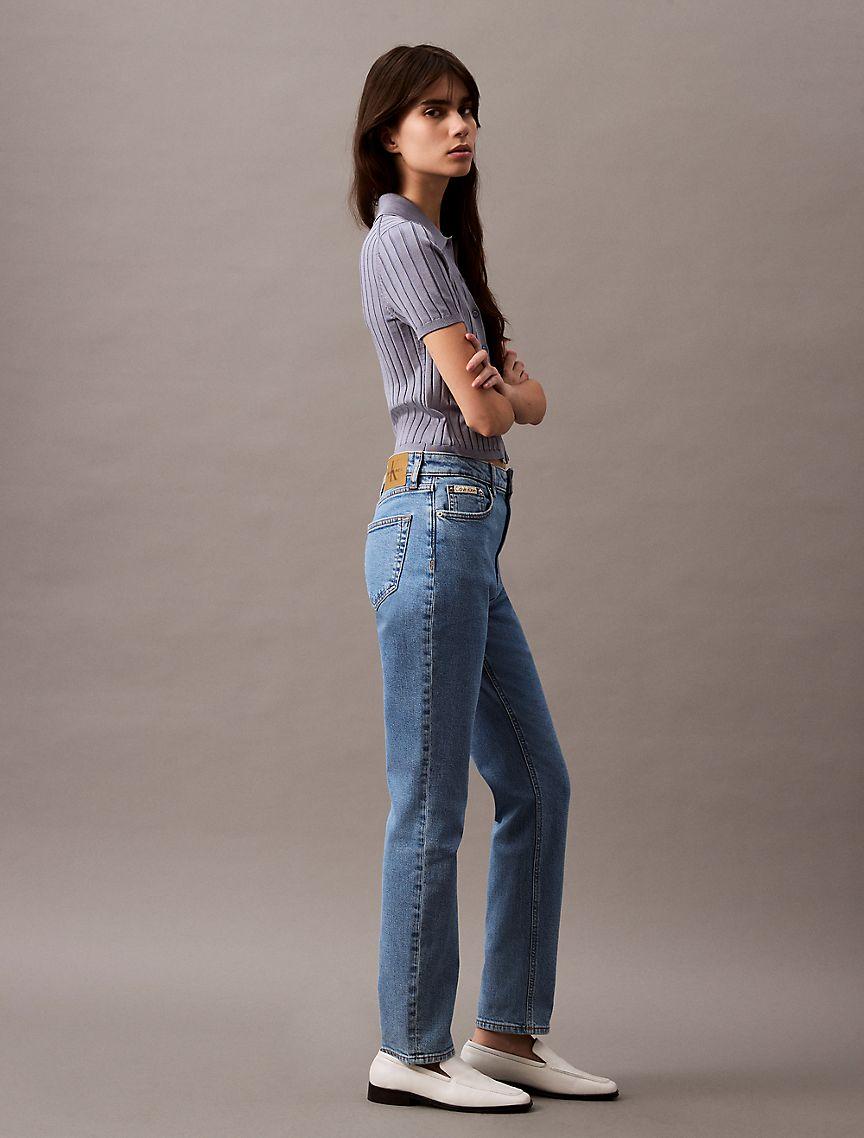 High Rise Slim Fit Jeans Product Image