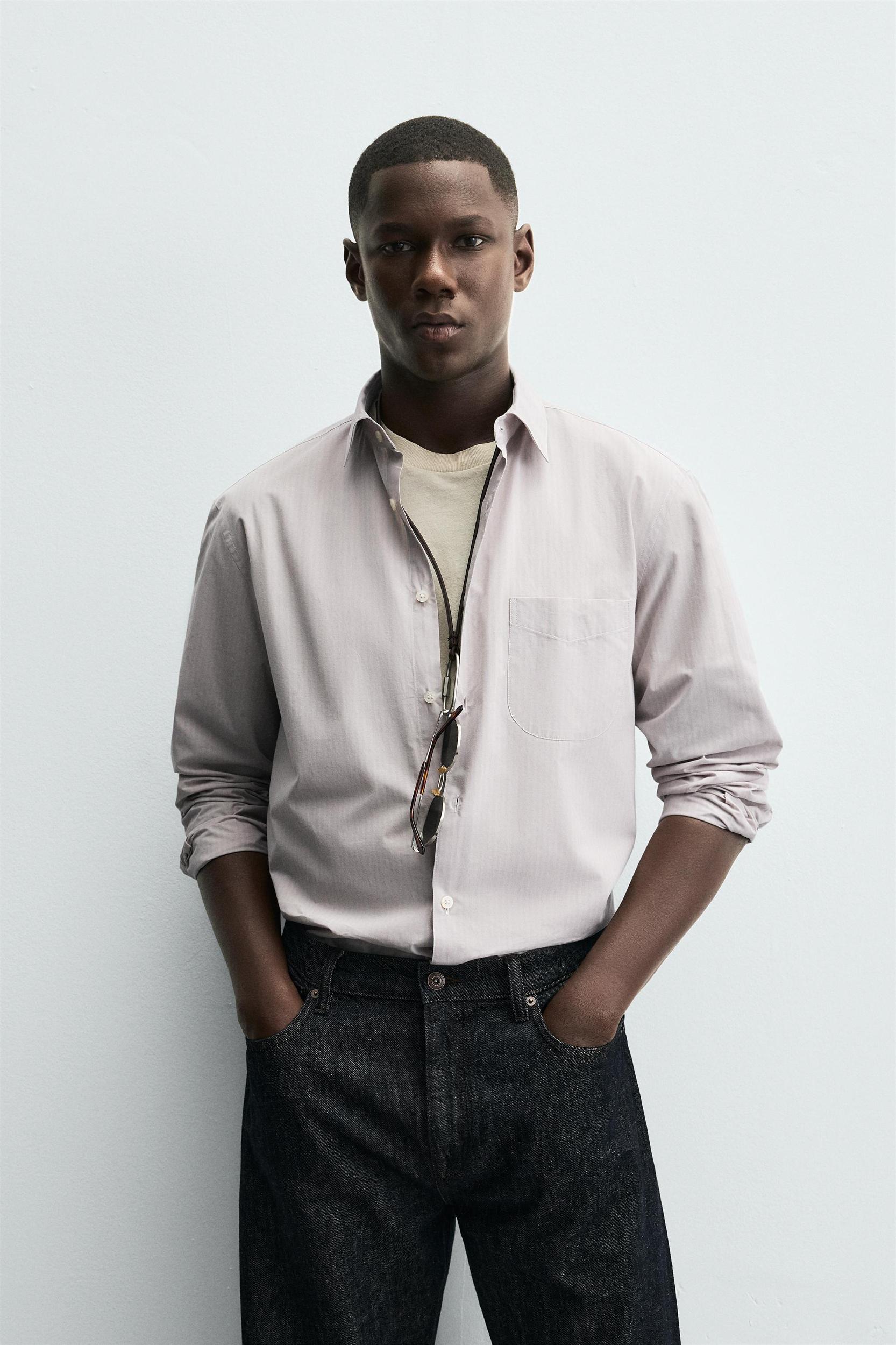 STRIPED JACQUARD SHIRT Product Image