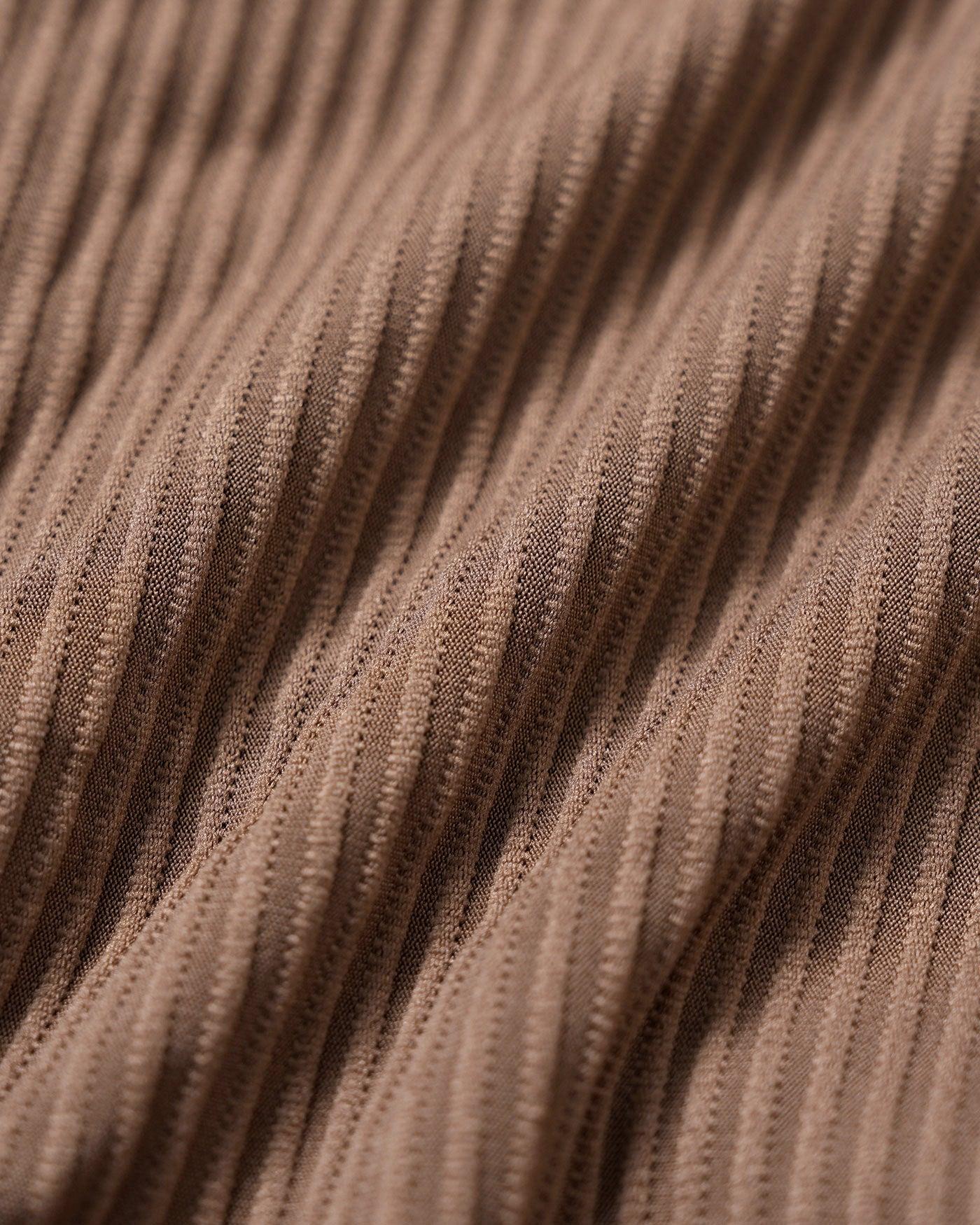 Brown Striped Triangle Bikini Set Product Image