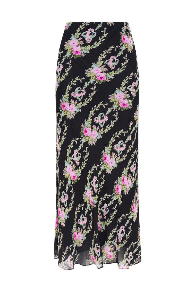 Castle Floral Maxi Skirt Product Image