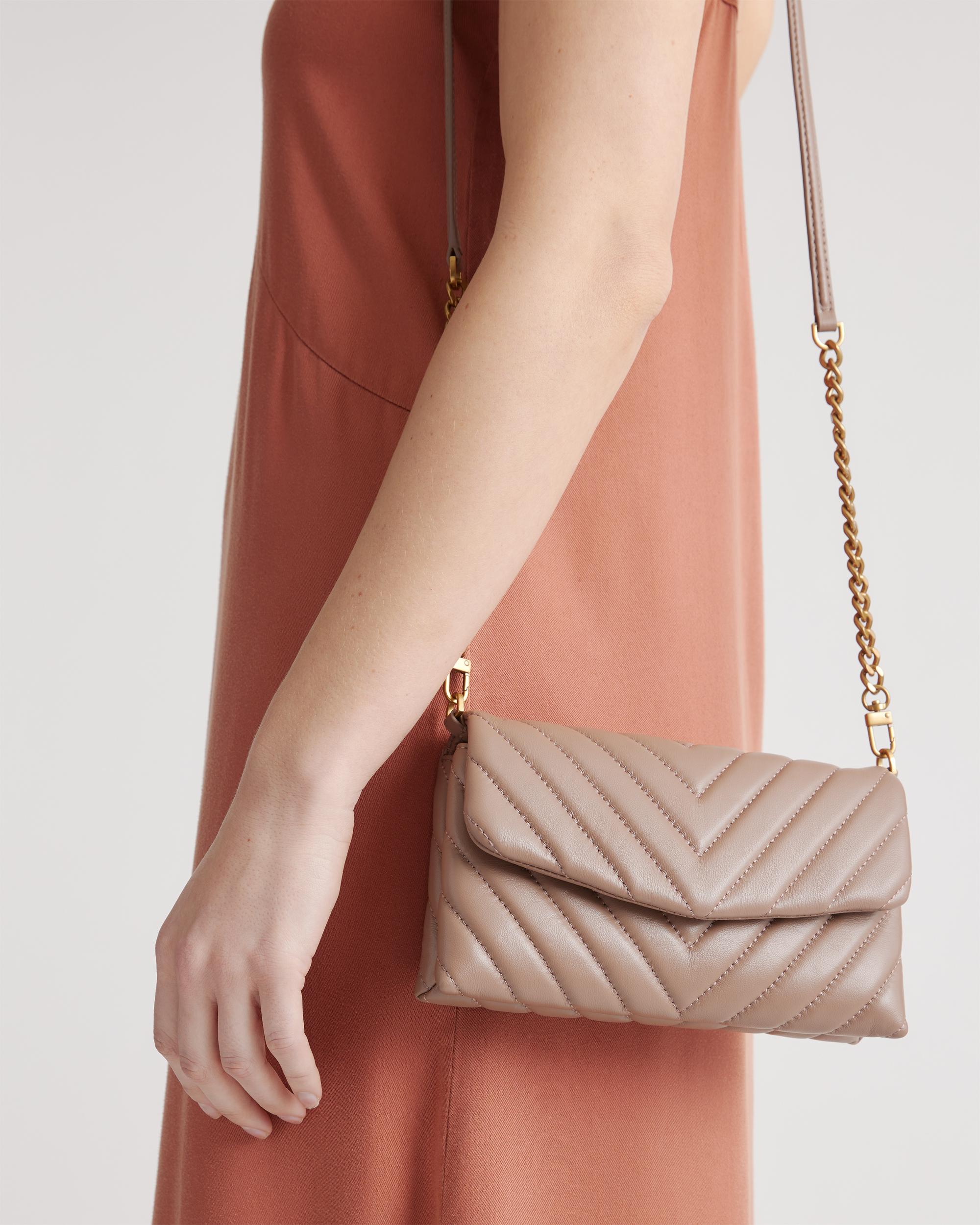 Quince | Women's Italian Leather Quilted Wallet Crossbody Product Image